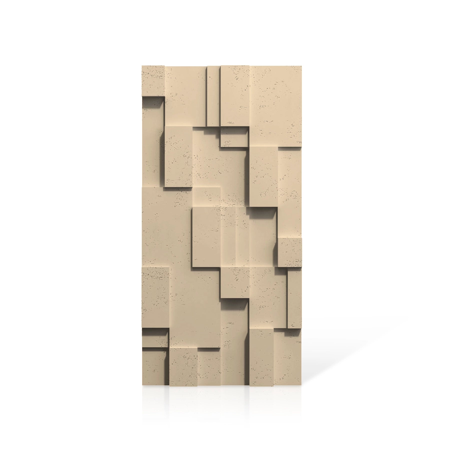 3D Concrete Wall Panels STAIRS colour swatch on white background DecorMania UK