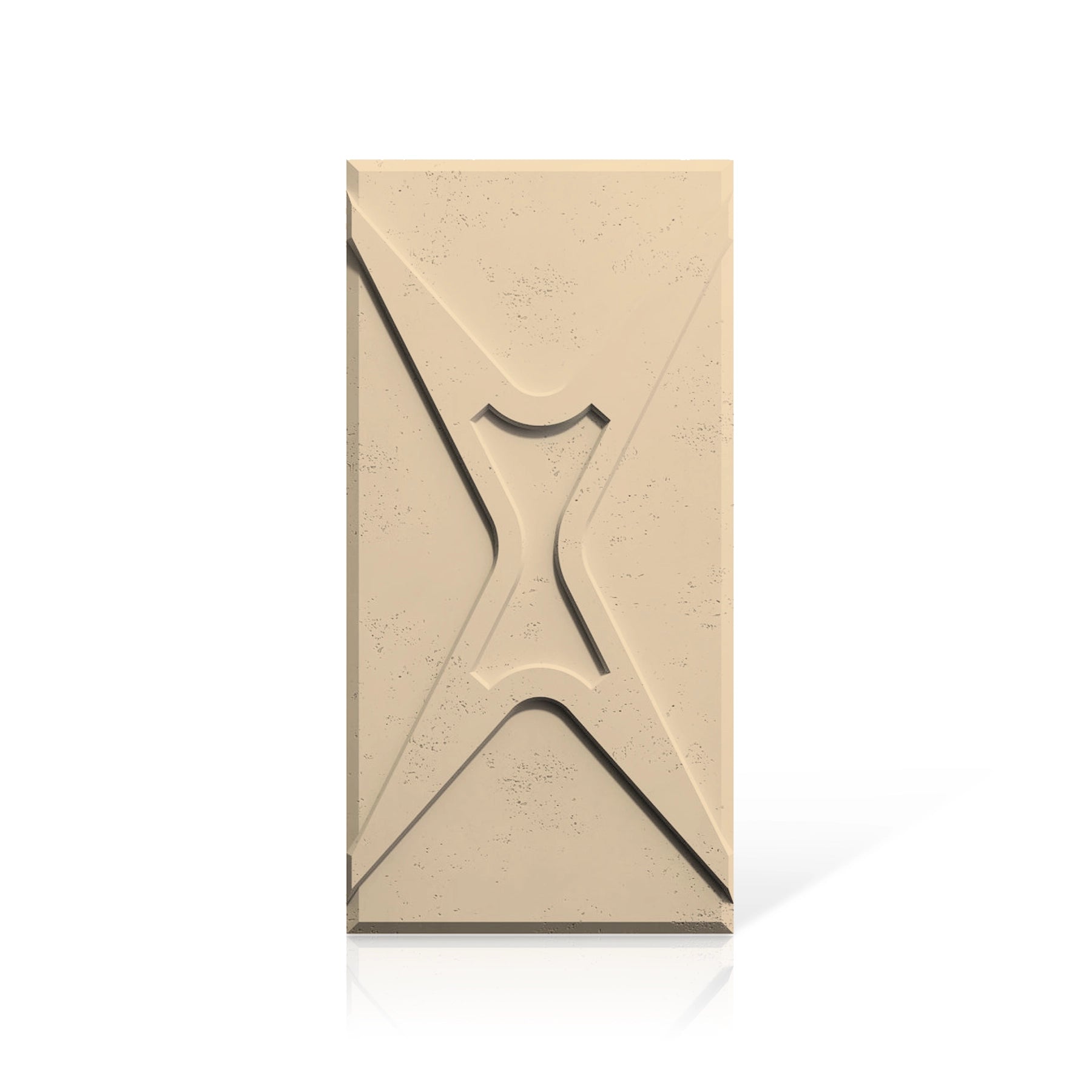 3D Concrete Wall Panels STARS colour swatch on white background DecorMania UK