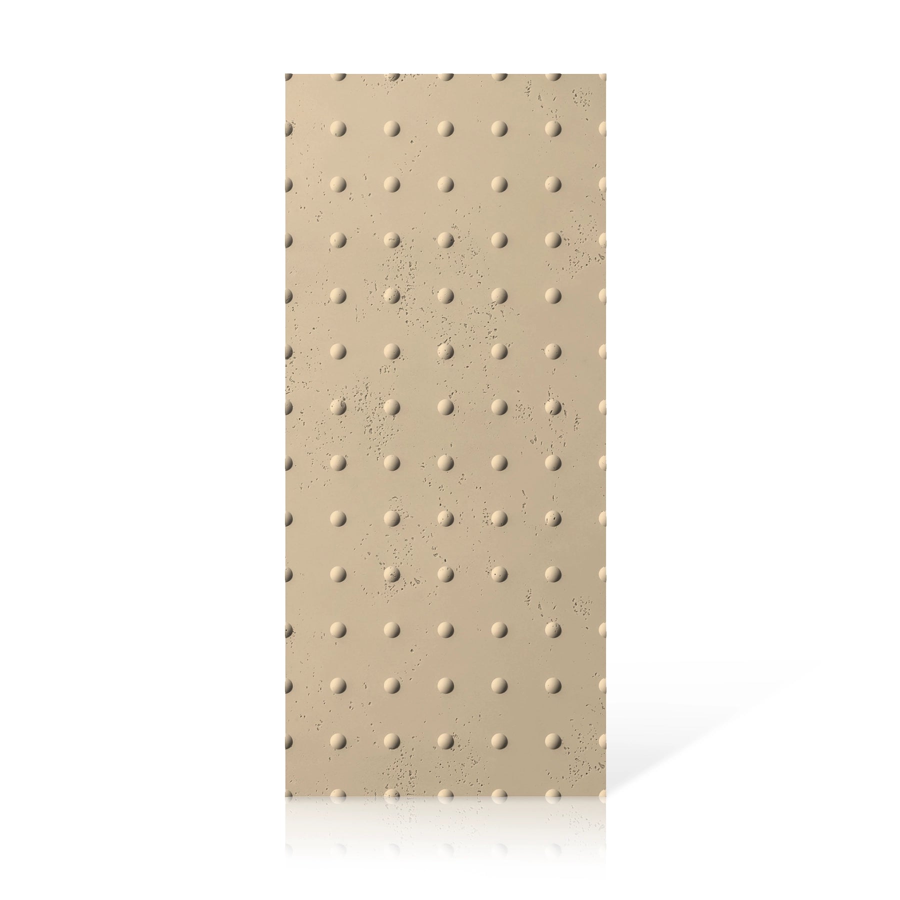 3D Concrete Wall Panels STEEL DOTS colour swatch on white background DecorMania UK