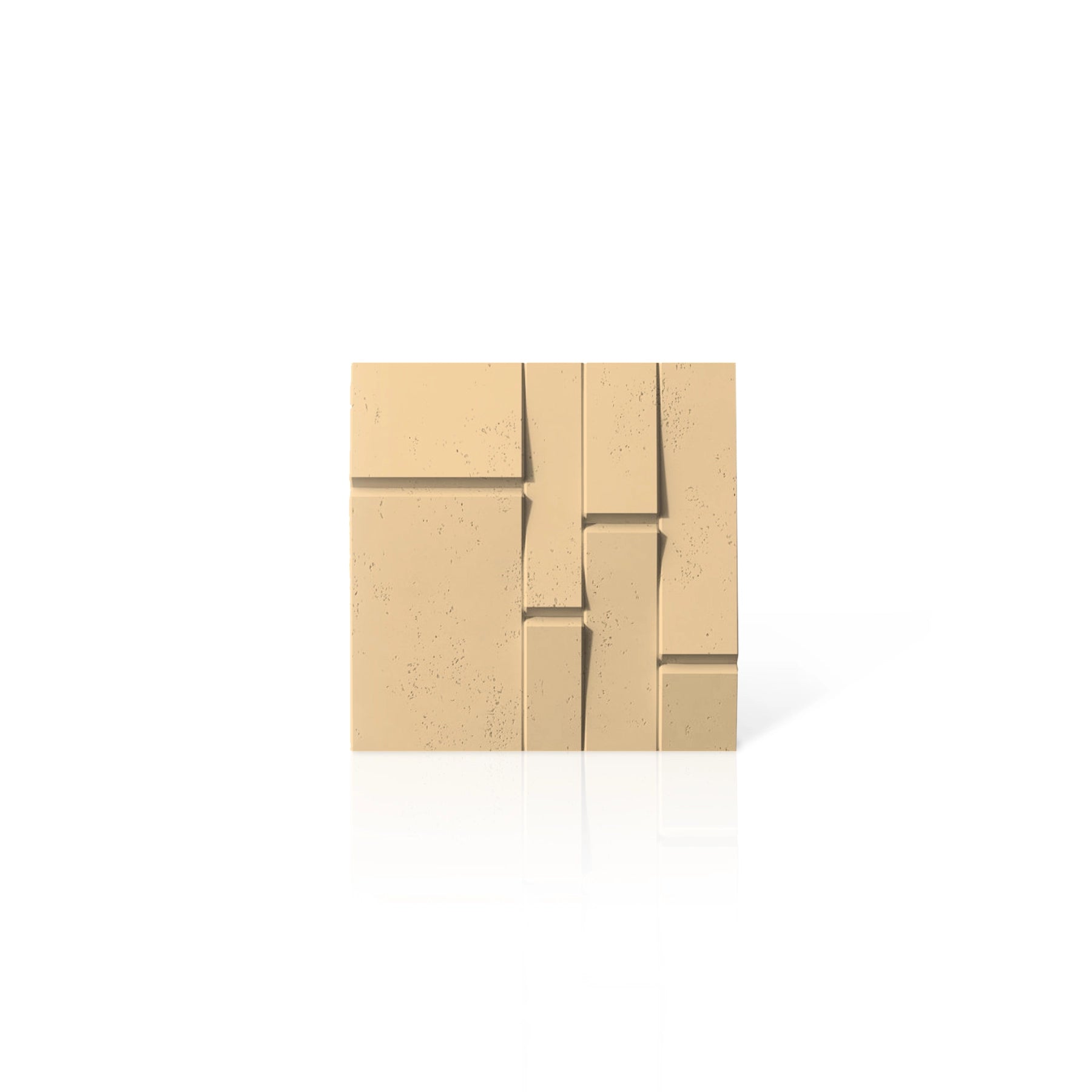 3D Concrete Wall Panels BREAK OUT colour swatch on white background DecorMania UK