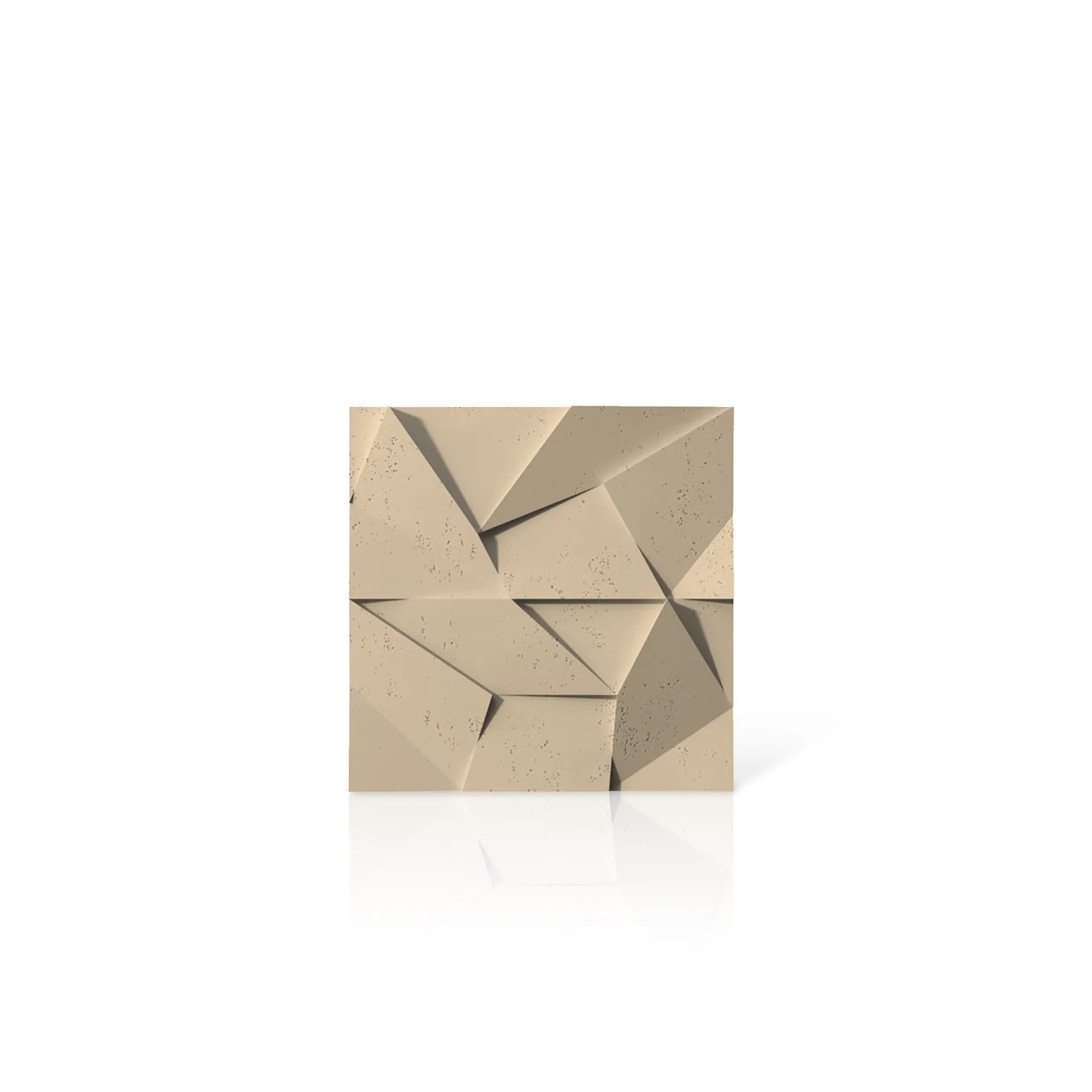 3D Concrete Wall Panels MULTICRYSTAL colour swatch on white background DecorMania UK