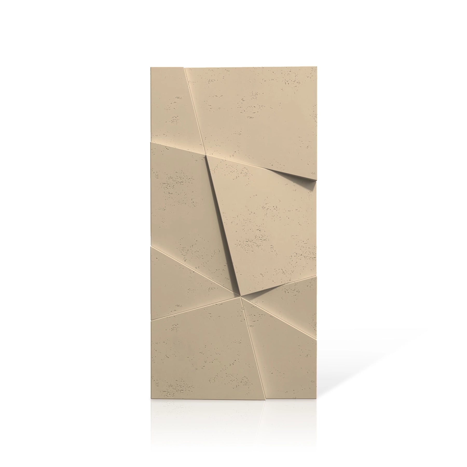 3D Concrete Wall Panels CRYSTAL colour swatch on white background DecorMania UK