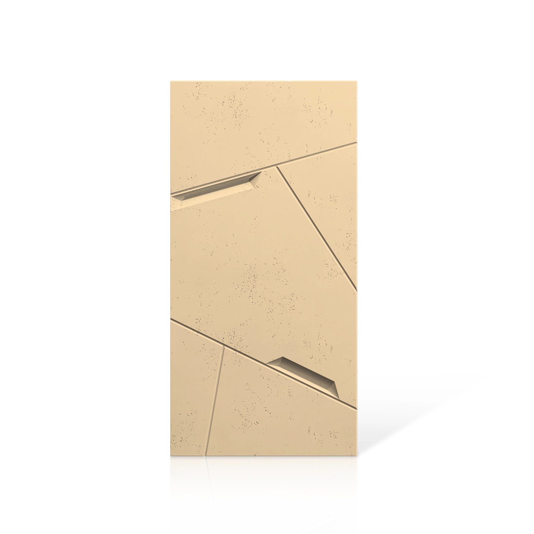 3D Concrete Wall Panels STOWAWAY colour swatch on white background DecorMania UK