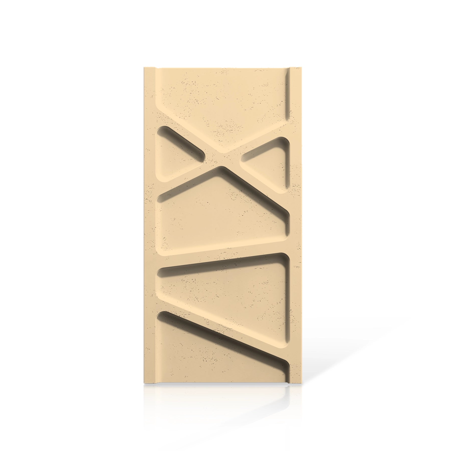 3D Concrete Wall Panels PARALELL colour swatch on white background DecorMania UK