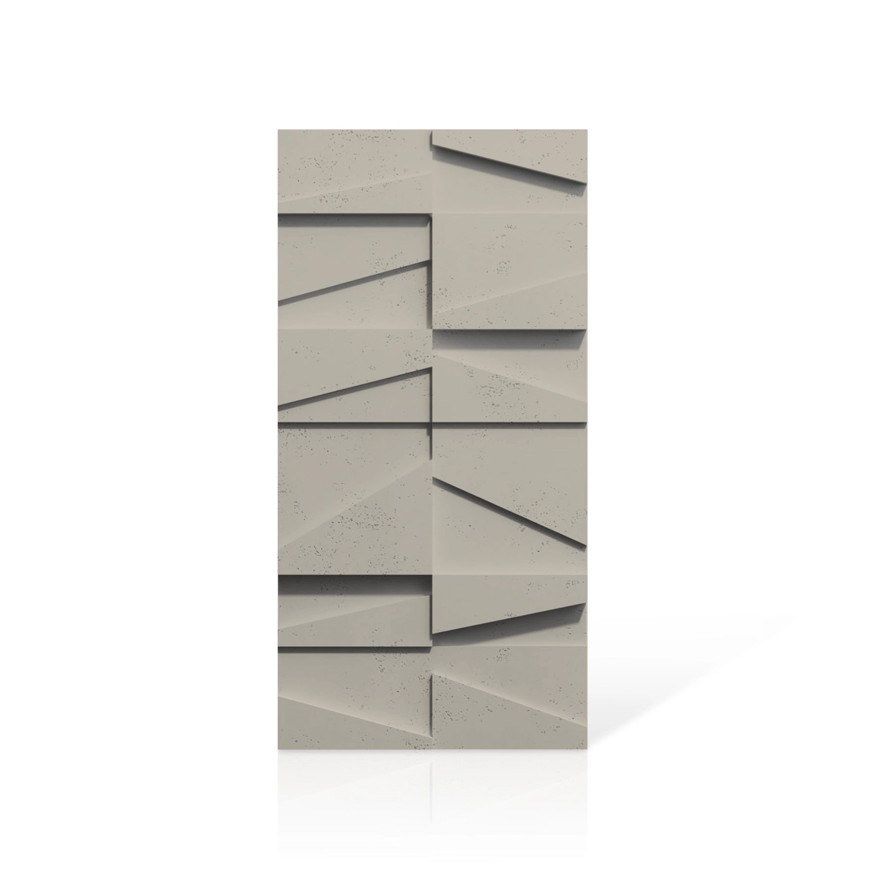 3D Concrete Wall Panels MULTI BOOKCASE colour swatch on white background DecorMania UK