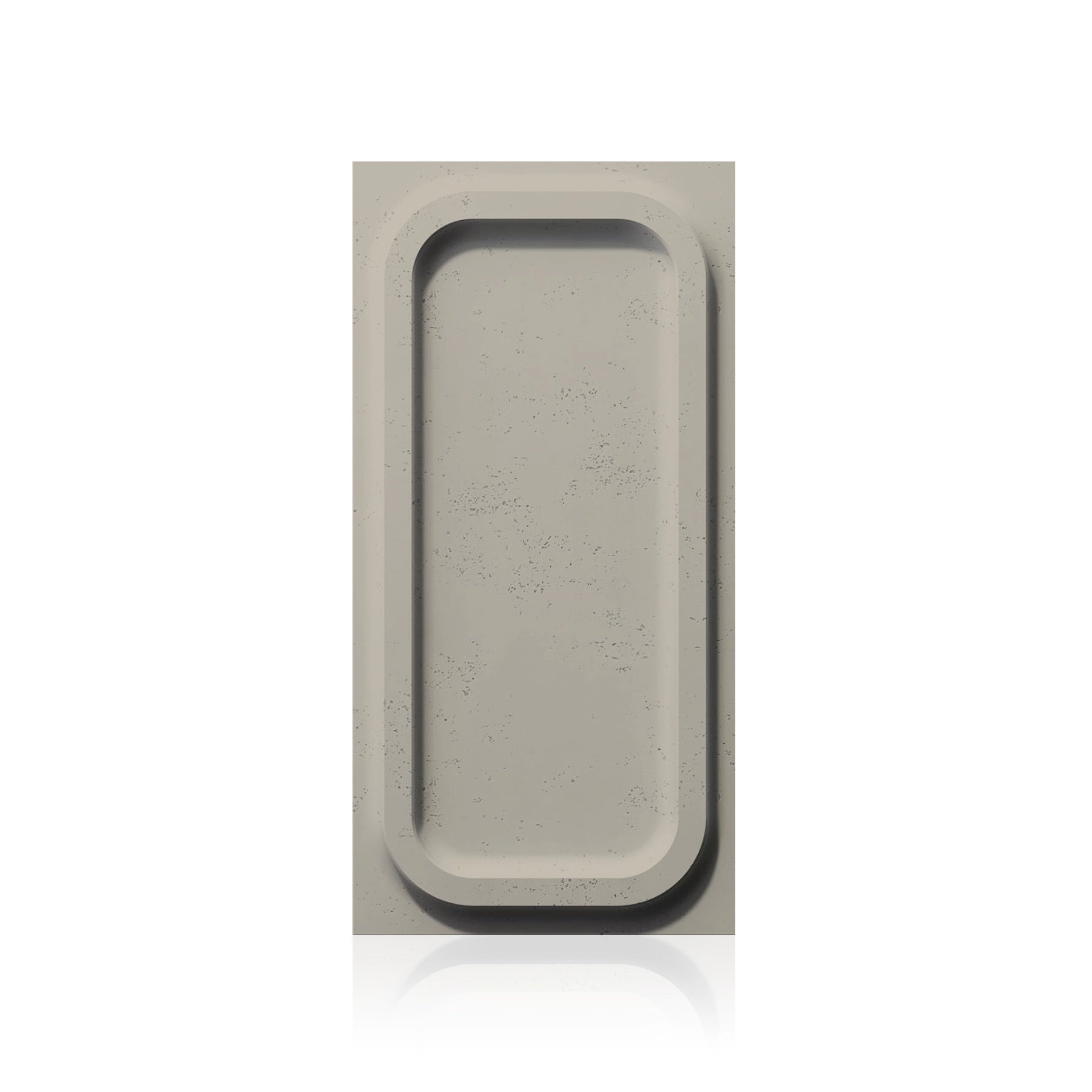 3D Concrete Wall Panels PORTHOLE colour swatch on white background DecorMania UK