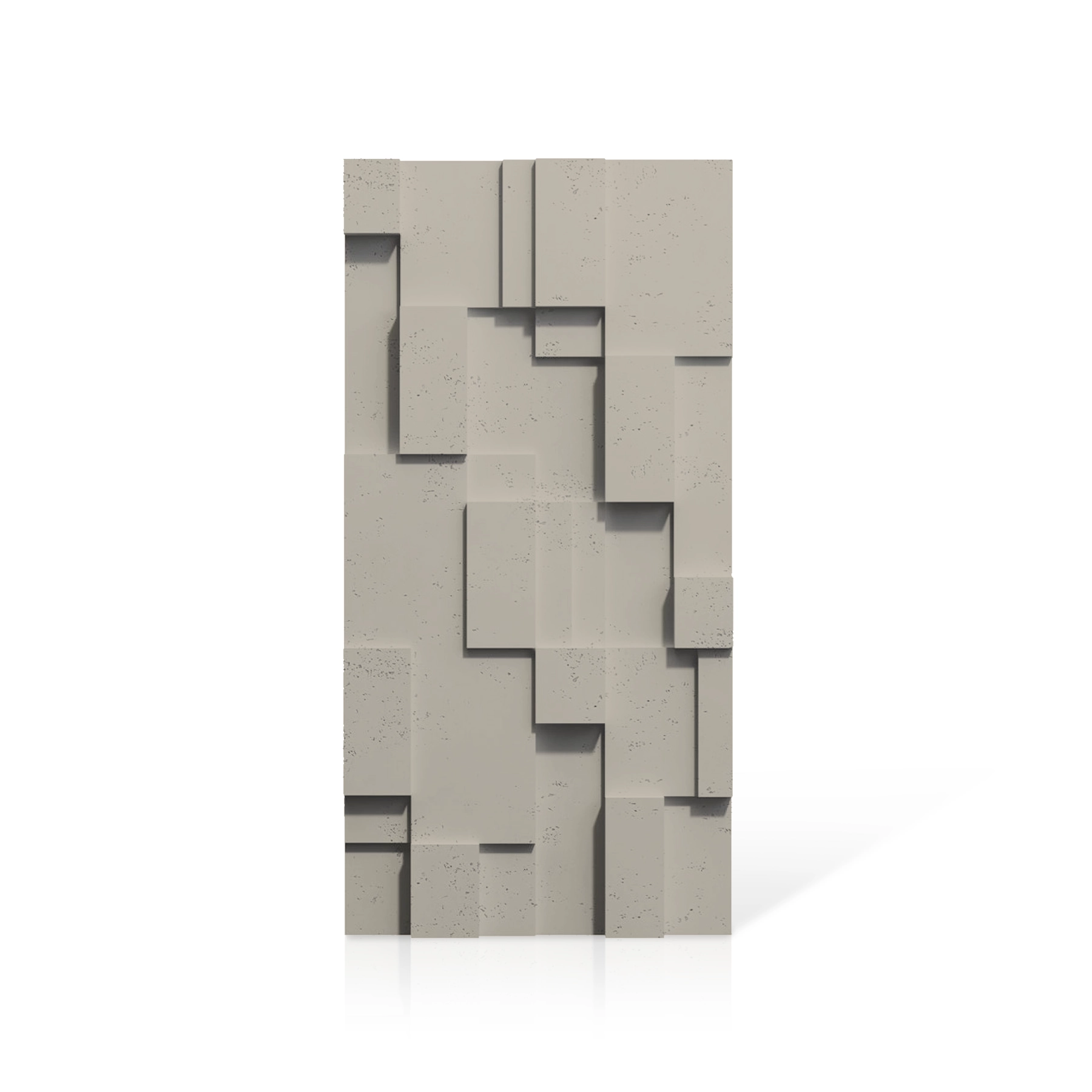 3D Concrete Wall Panels STAIRS colour swatch on white background DecorMania UK