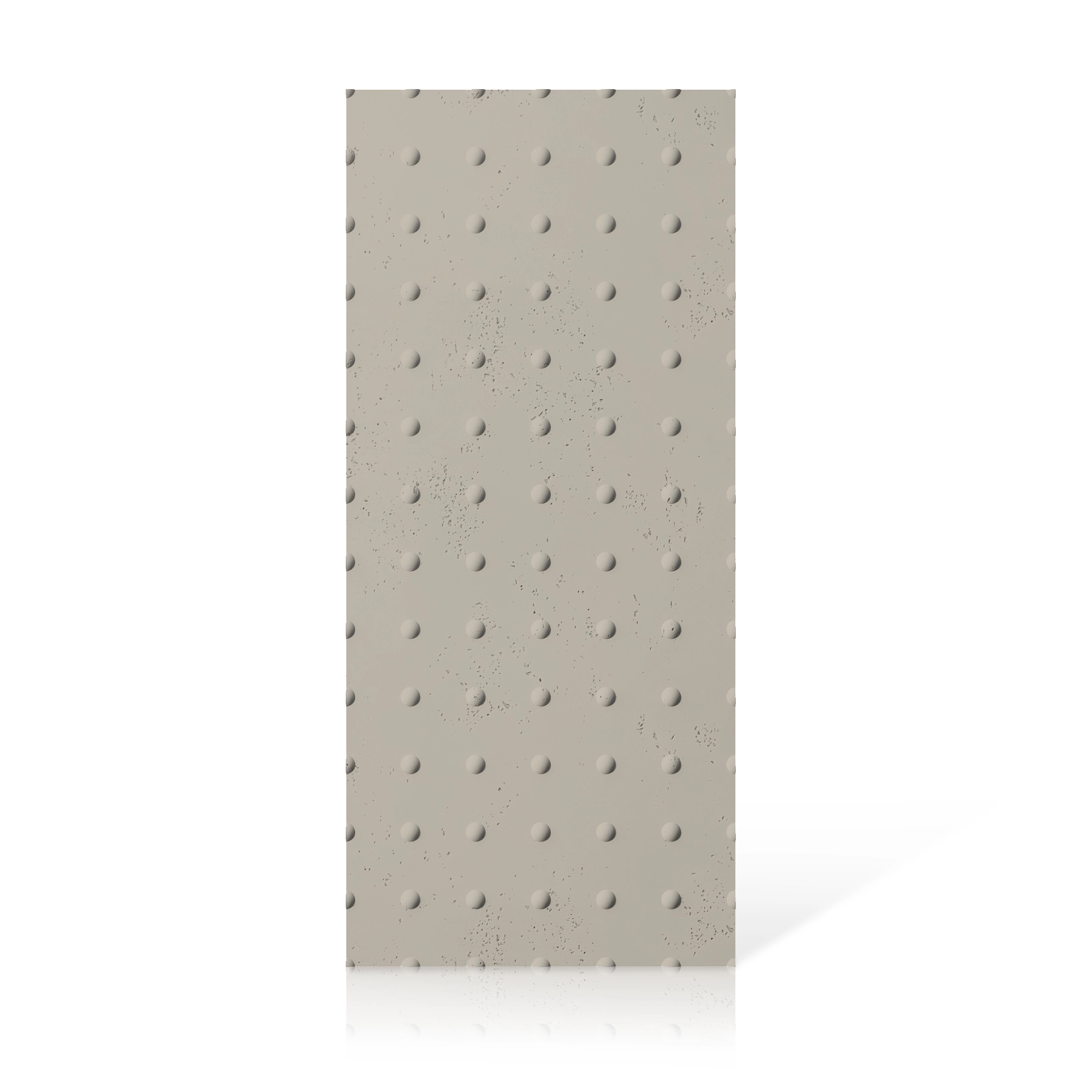 3D Concrete Wall Panels STEEL DOTS colour swatch on white background DecorMania UK