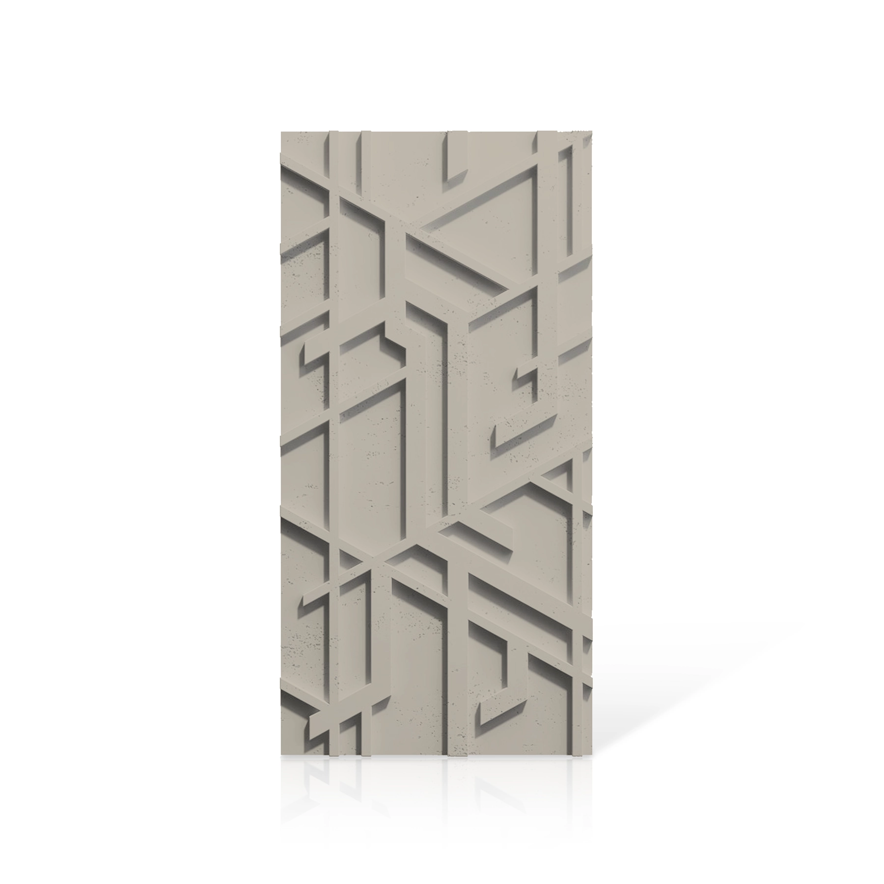 3D Concrete Wall Panels STELLAR colour swatch on white background DecorMania UK