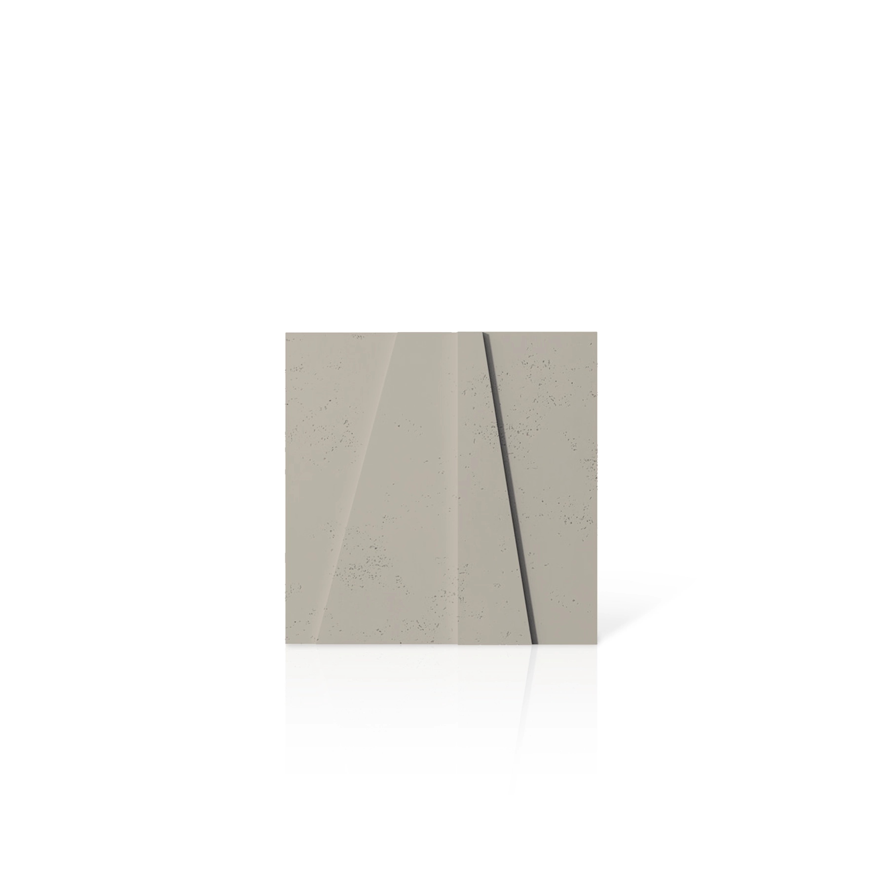 3D Concrete Wall Panels BOOKCASE colour swatch on white background DecorMania UK