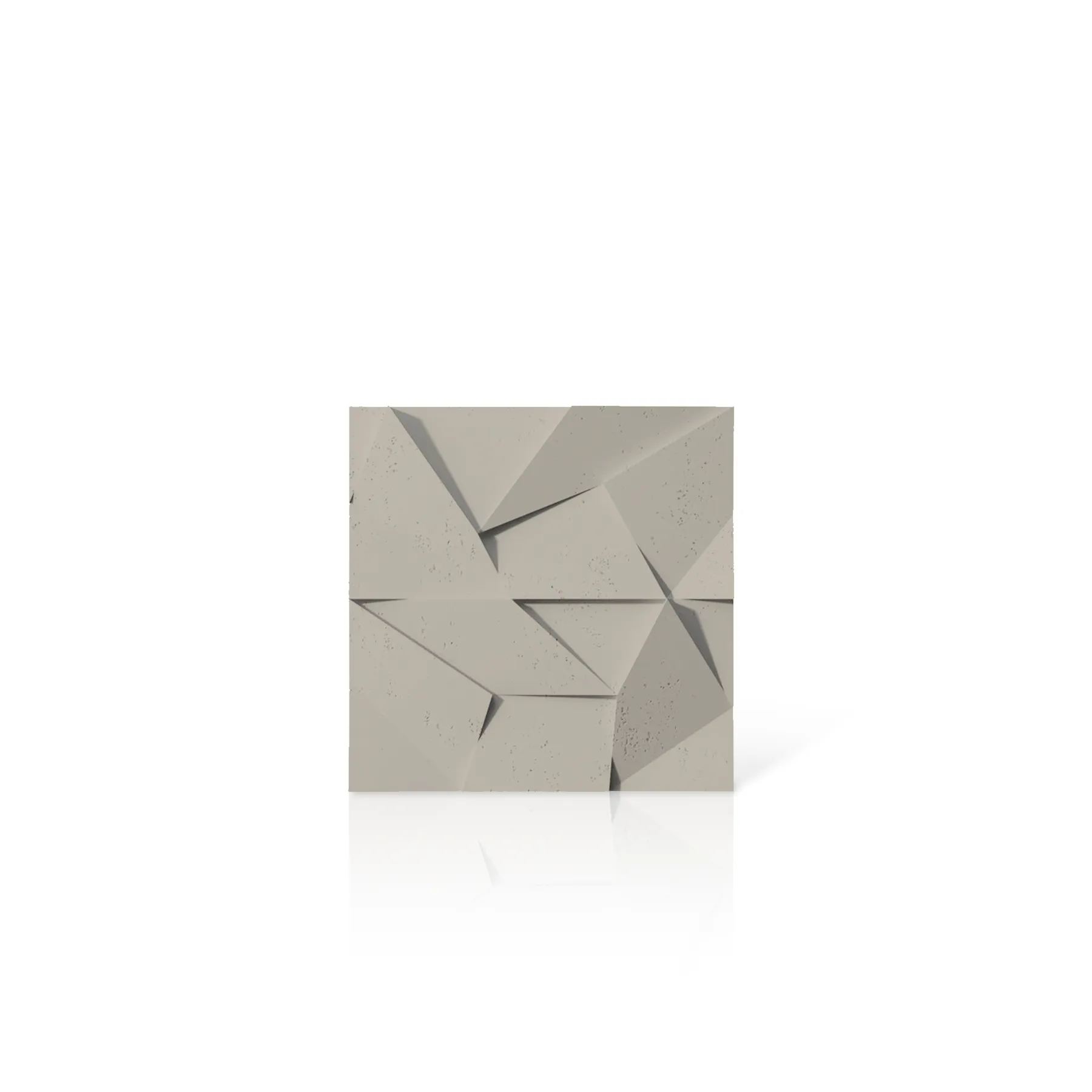 3D Concrete Wall Panels MULTICRYSTAL colour swatch on white background DecorMania UK