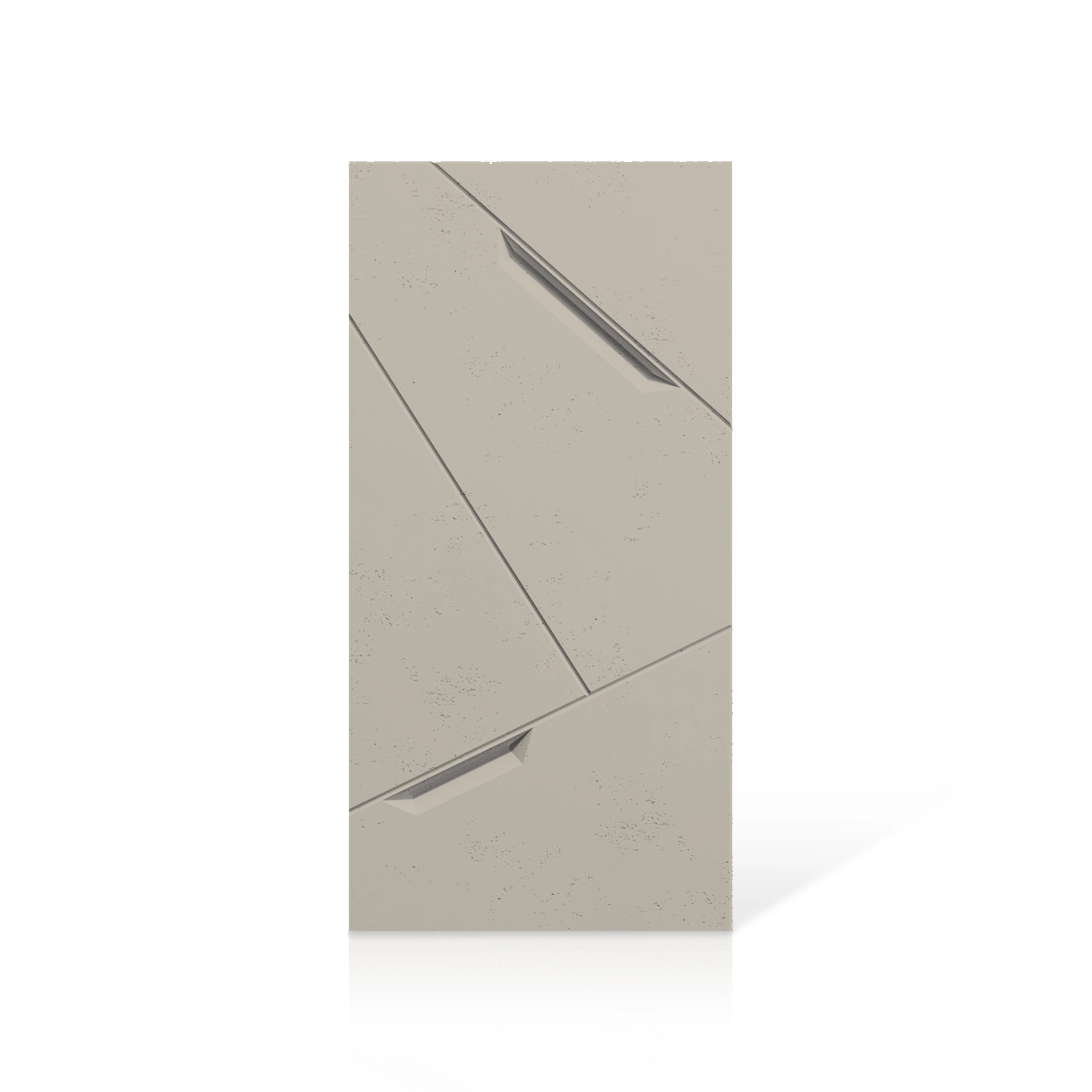 3D Concrete Wall Panels STOWAWAY colour swatch on white background DecorMania UK