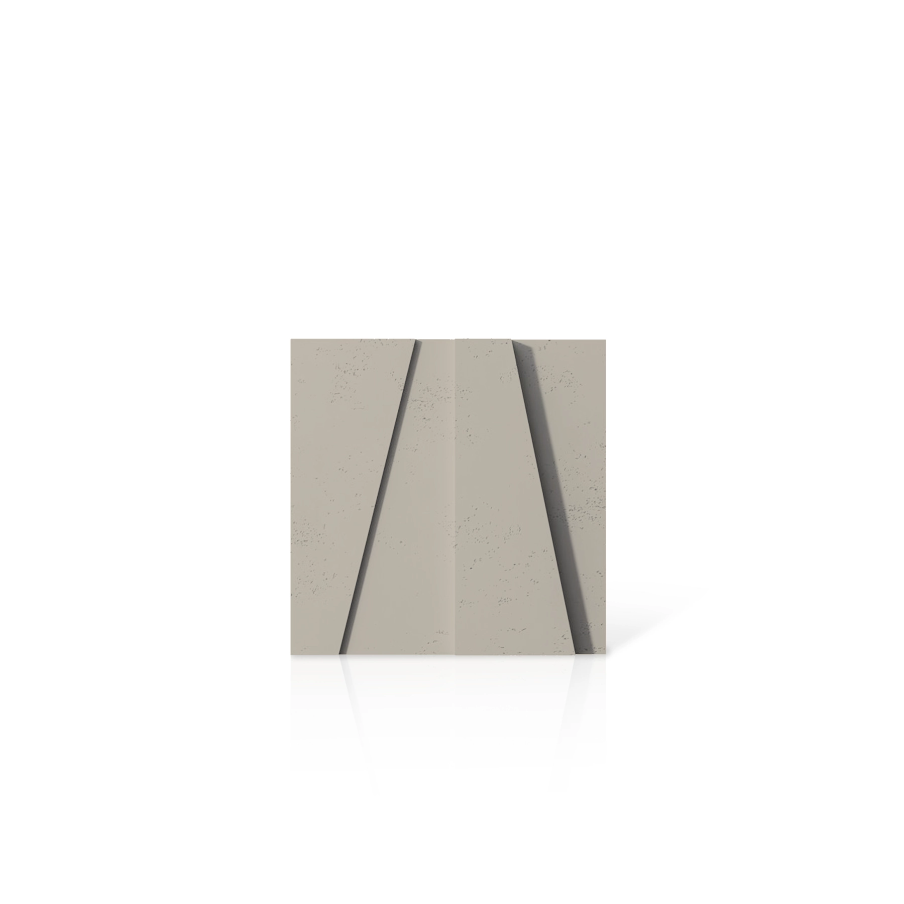 3D Concrete Wall Panels BOOKCASE colour swatch on white background DecorMania UK