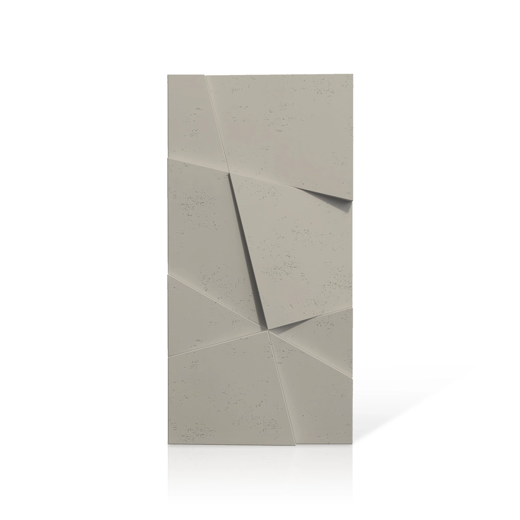 3D Concrete Wall Panels CRYSTAL colour swatch on white background DecorMania UK