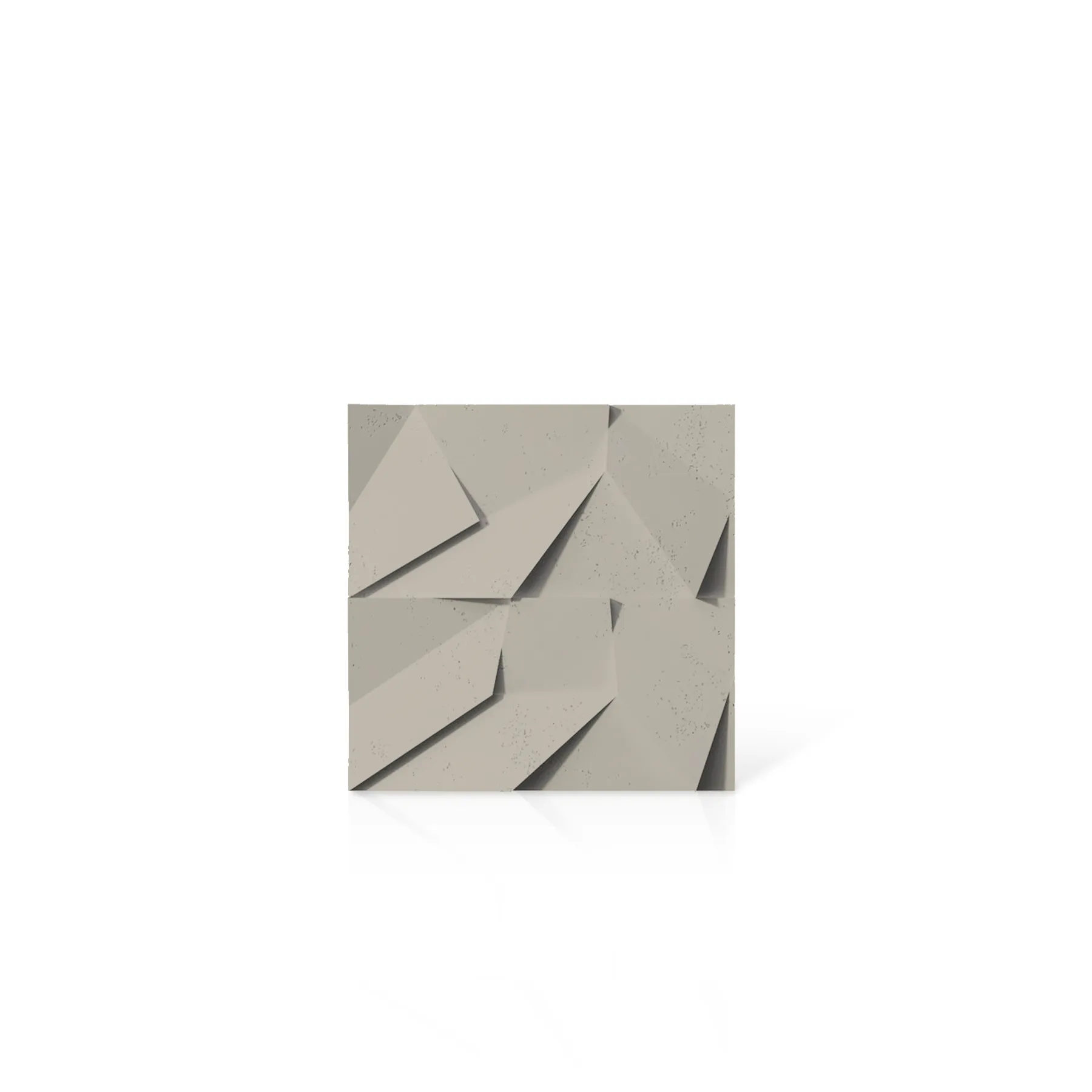 3D Concrete Wall Panels MULTICRYSTAL colour swatch on white background DecorMania UK