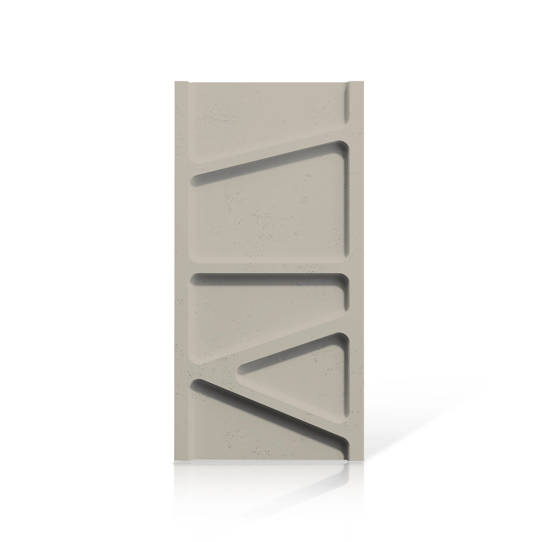 3D Concrete Wall Panels PARALELL colour swatch on white background DecorMania UK