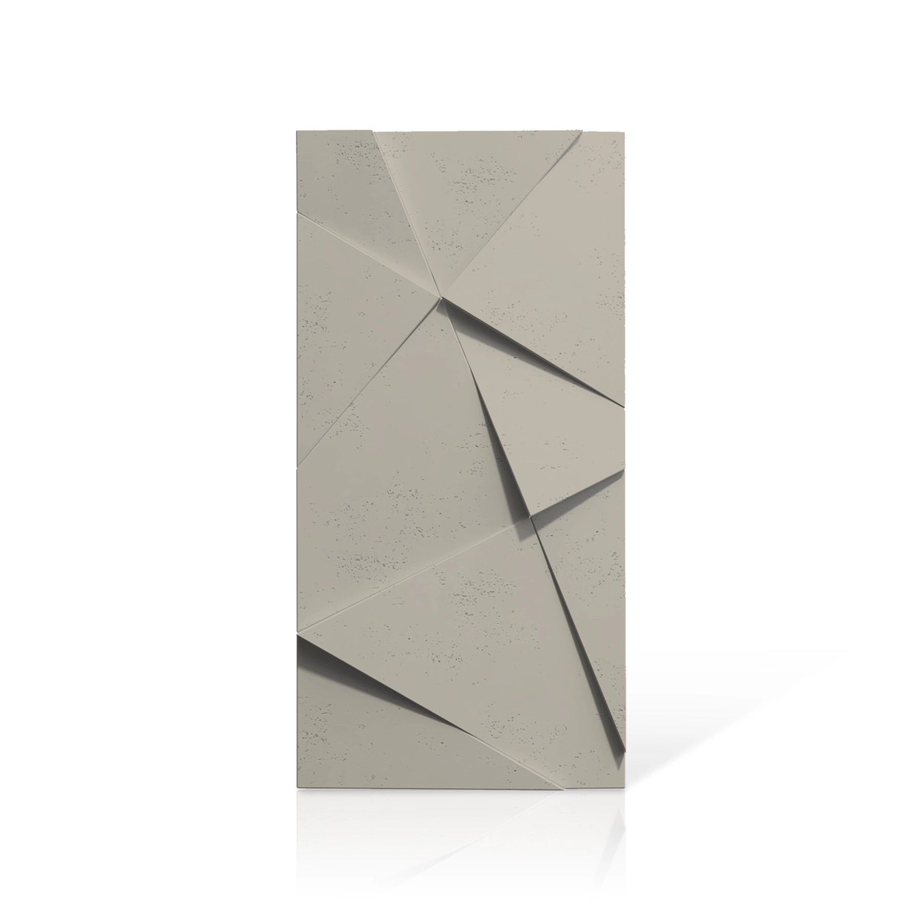 3D Concrete Wall Panels CRYSTAL colour swatch on white background DecorMania UK