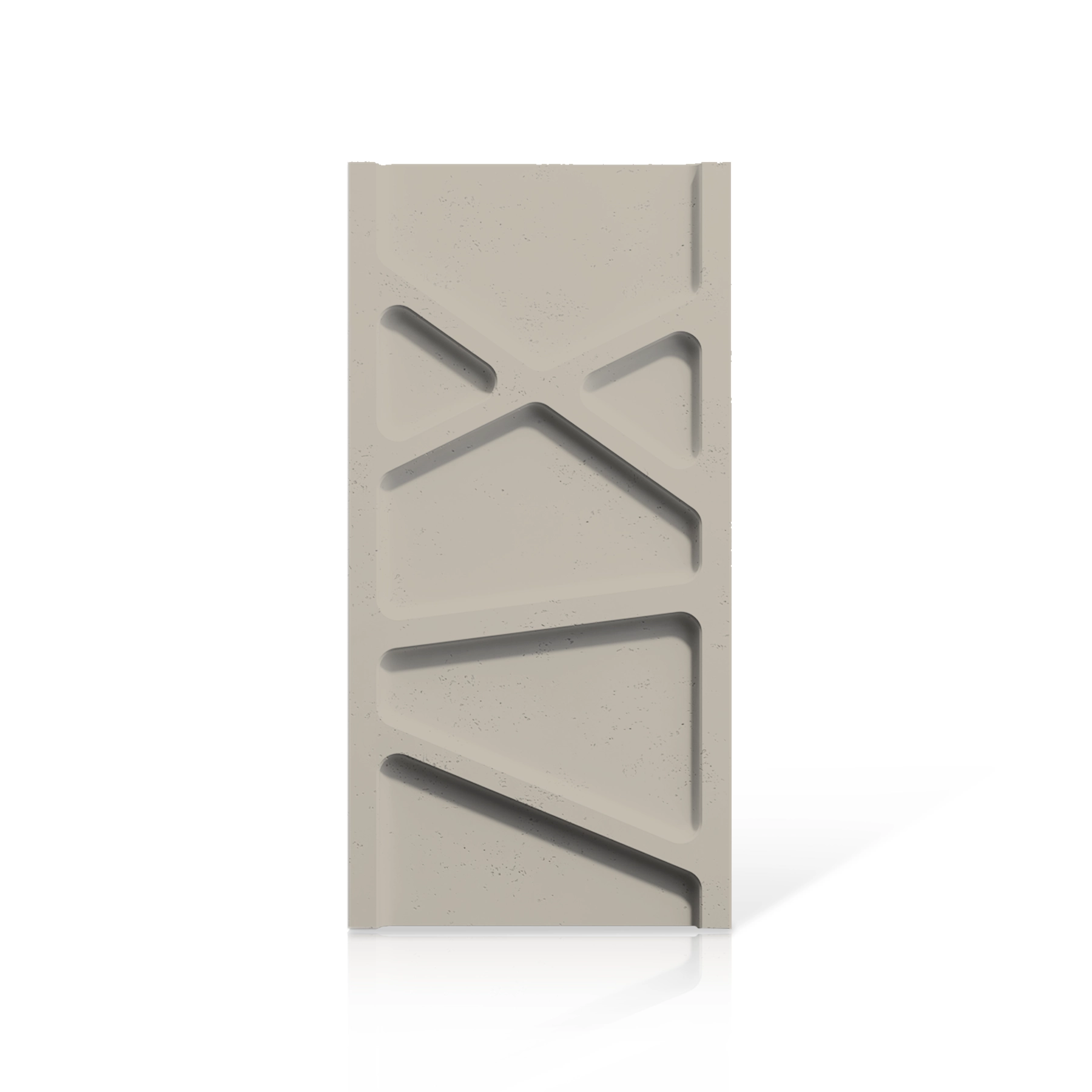 3D Concrete Wall Panels PARALELL colour swatch on white background DecorMania UK