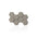 3D Concrete Wall Panels HEXAGON colour swatch on white background DecorMania UK