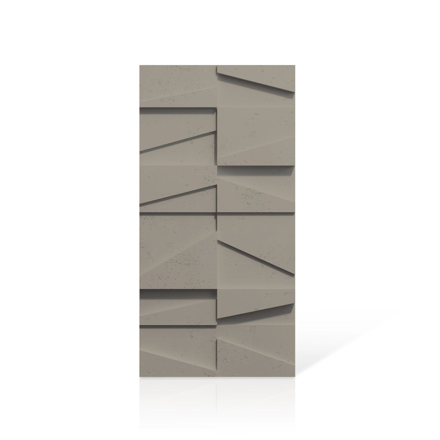 3D Concrete Wall Panels MULTI BOOKCASE colour swatch on white background DecorMania UK