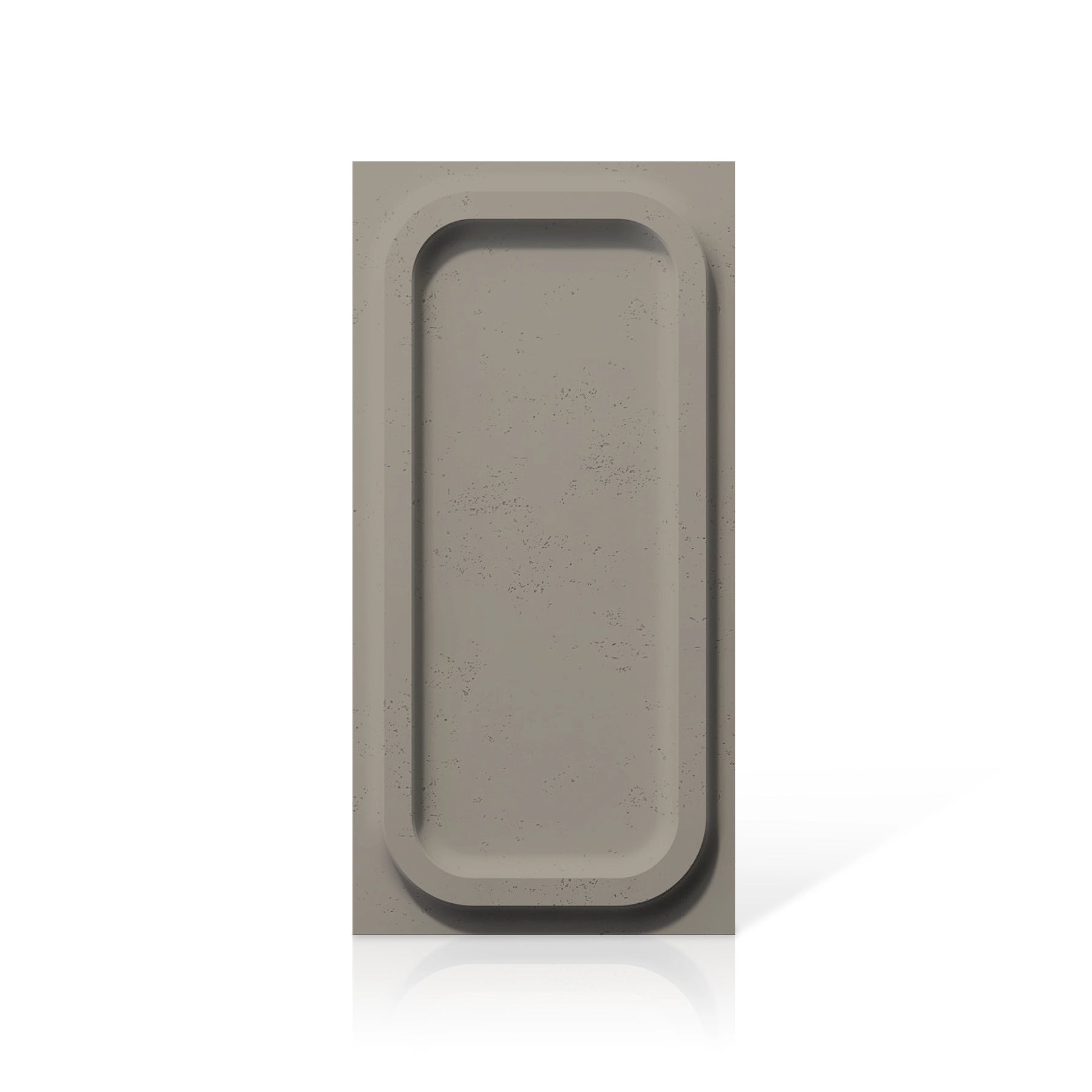 3D Concrete Wall Panels PORTHOLE colour swatch on white background DecorMania UK