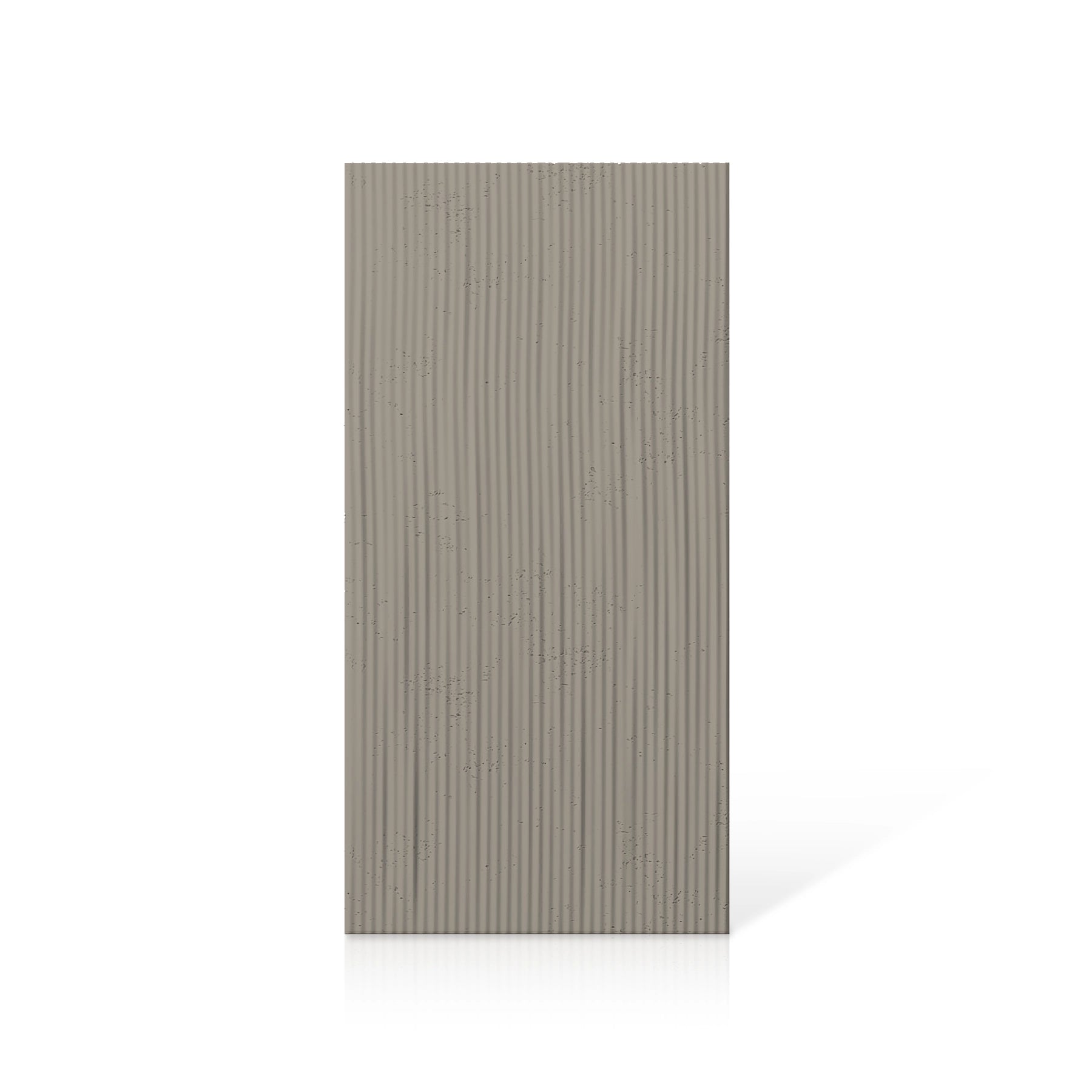 3D Concrete Wall Panels RIDGES colour swatch on white background DecorMania UK