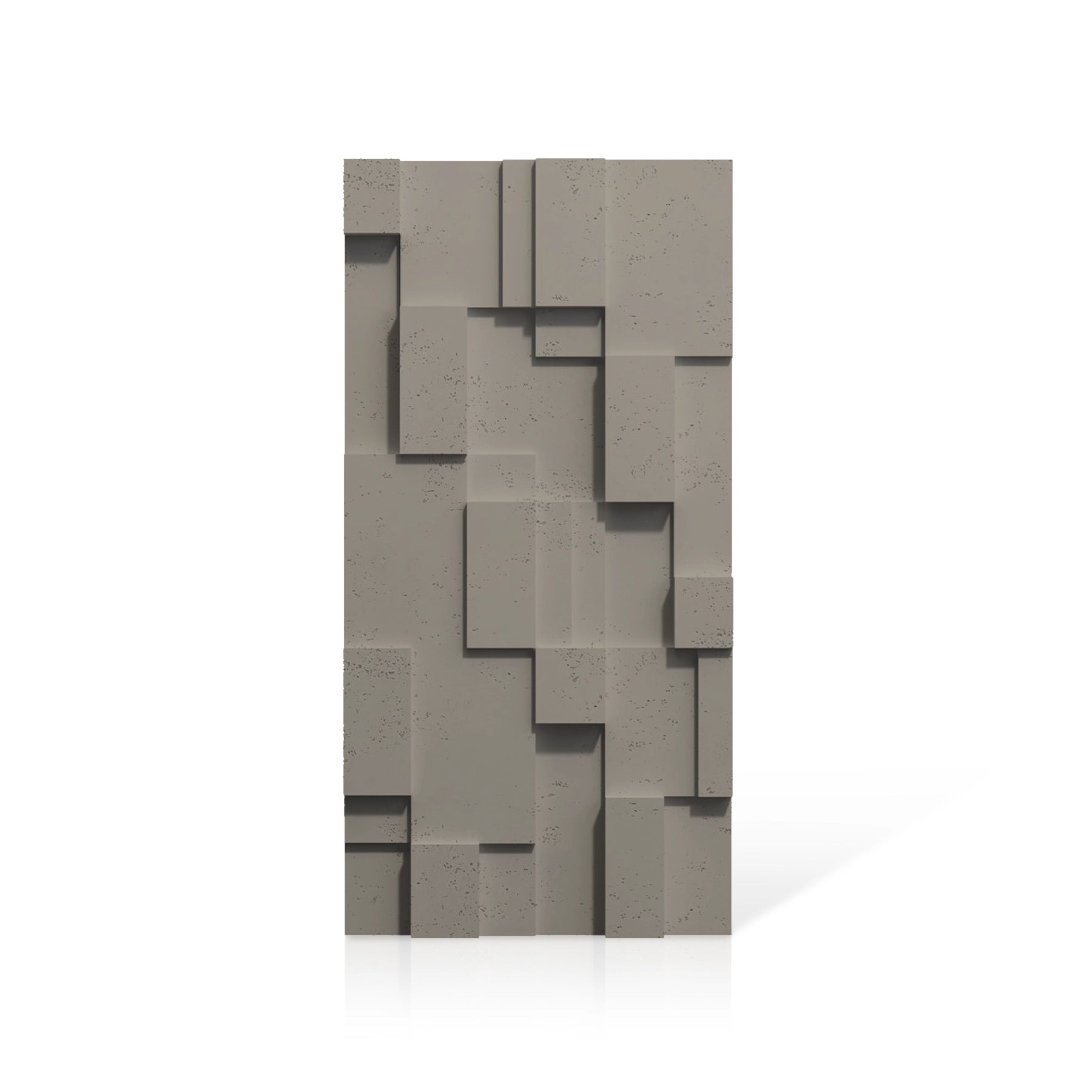 3D Concrete Wall Panels STAIRS colour swatch on white background DecorMania UK