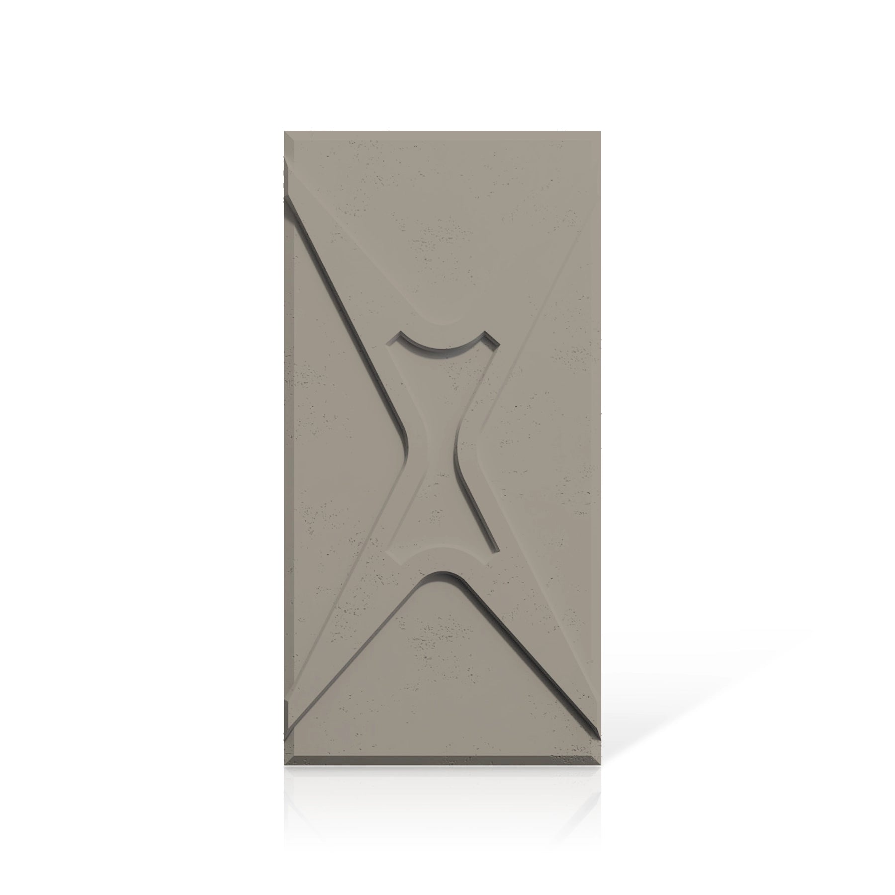 3D Concrete Wall Panels STARS colour swatch on white background DecorMania UK