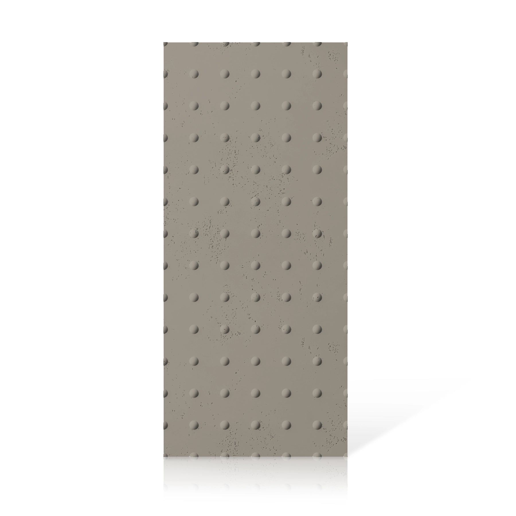 3D Concrete Wall Panels STEEL DOTS colour swatch on white background DecorMania UK