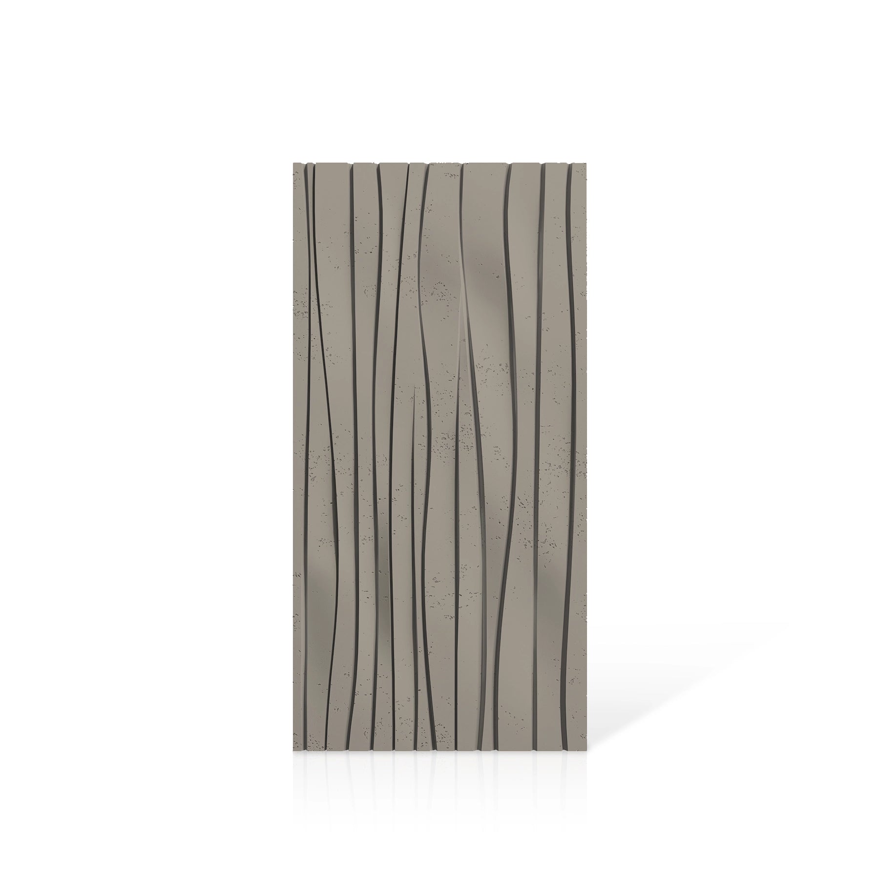 3D Concrete Wall Panels WAVES colour swatch on white background DecorMania UK