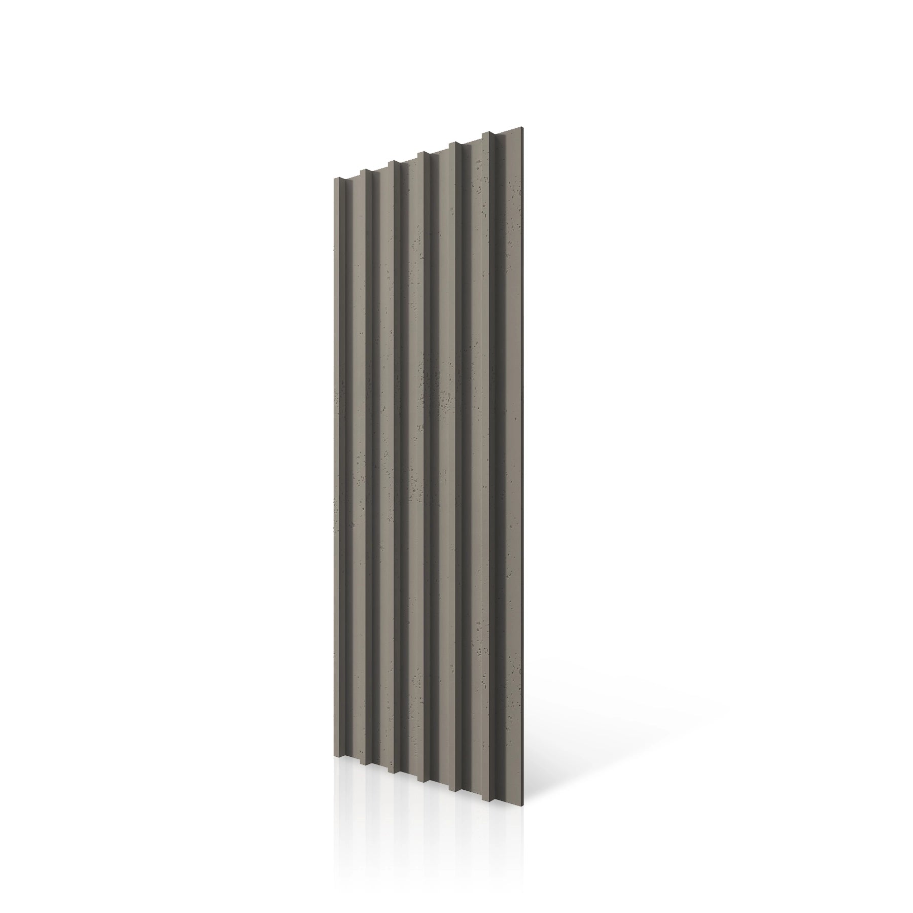 3D Concrete Wall Panels RIFT L colour swatch on white background DecorMania UK