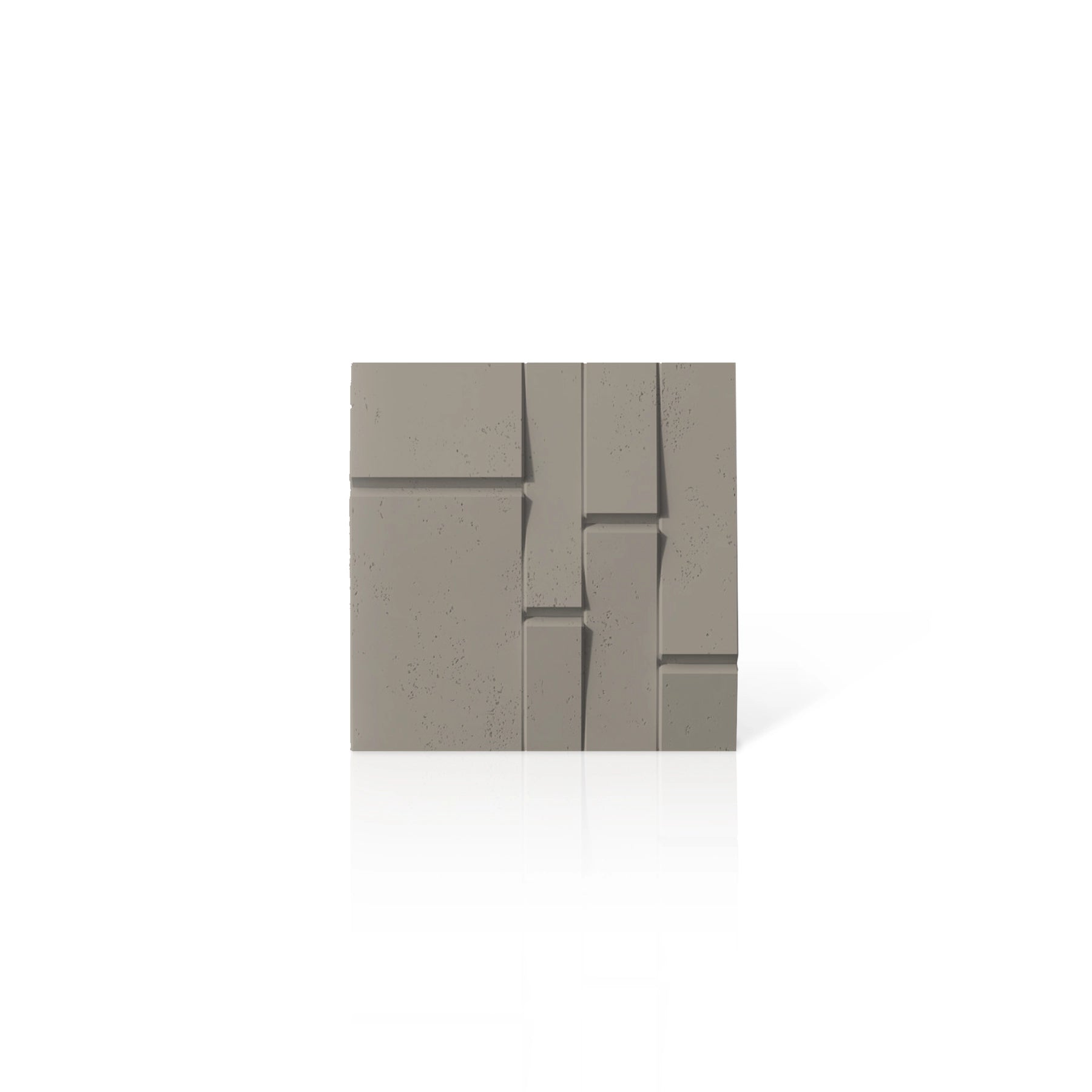 3D Concrete Wall Panels BREAK OUT colour swatch on white background DecorMania UK