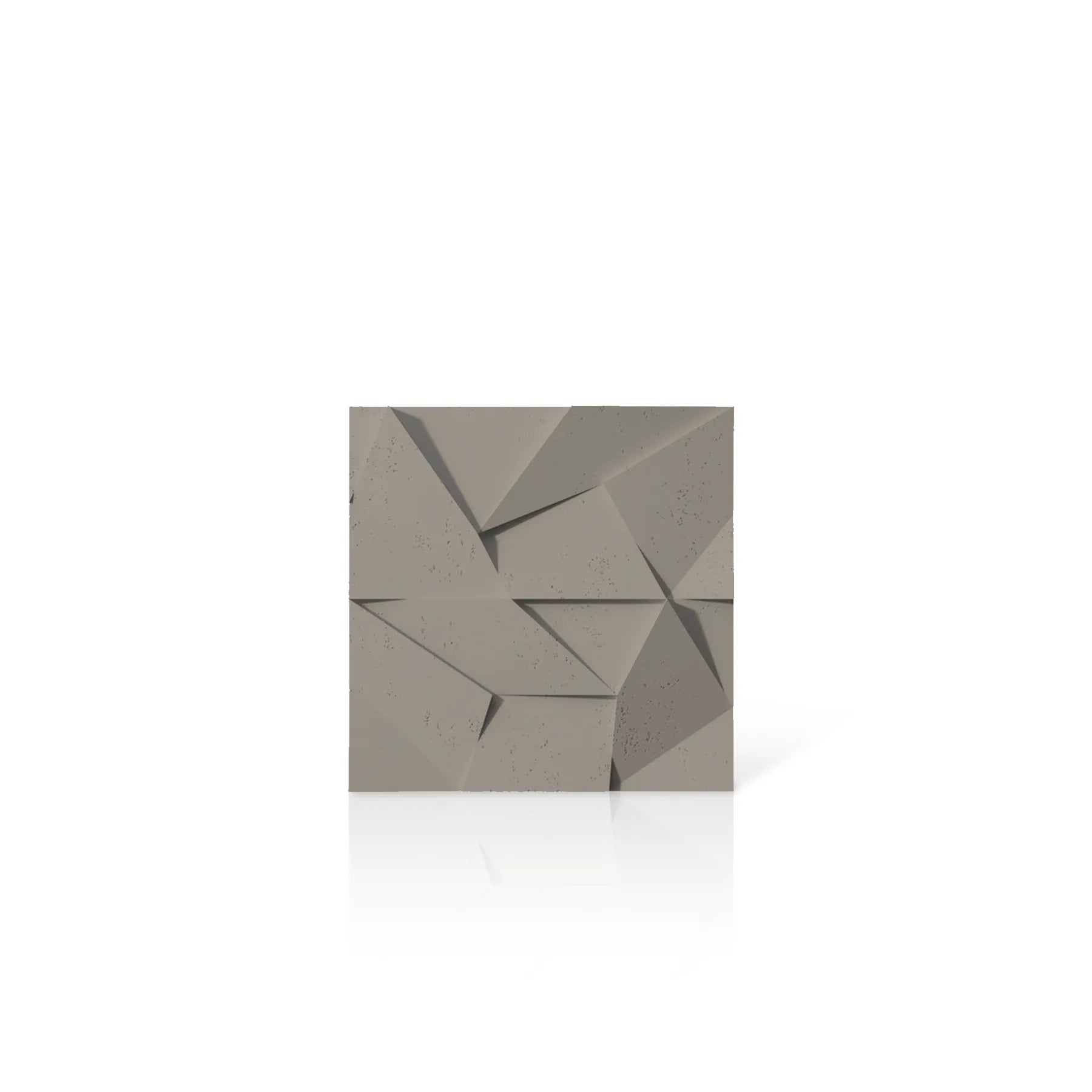 3D Concrete Wall Panels MULTICRYSTAL colour swatch on white background DecorMania UK