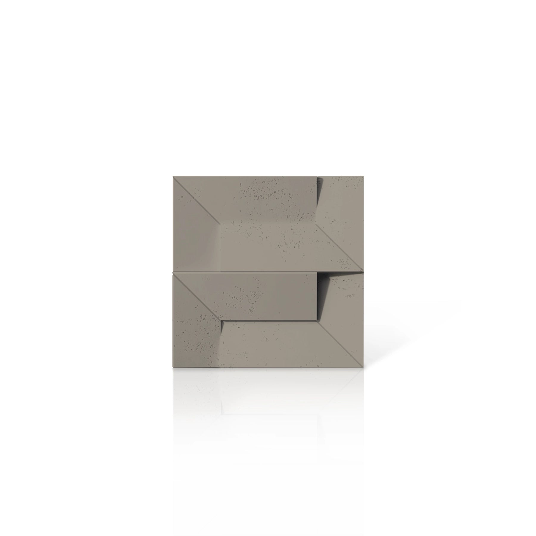 3D Concrete Wall Panels TRANSFORMER colour swatch on white background DecorMania UK