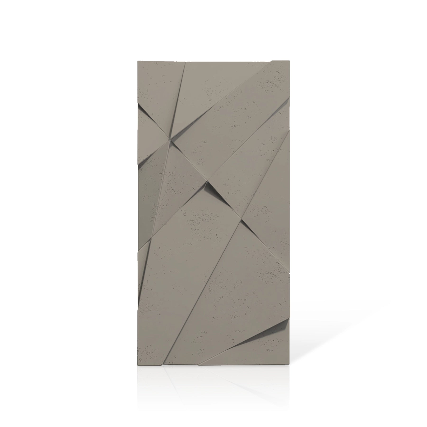 3D Concrete Wall Panels CRYSTAL colour swatch on white background DecorMania UK