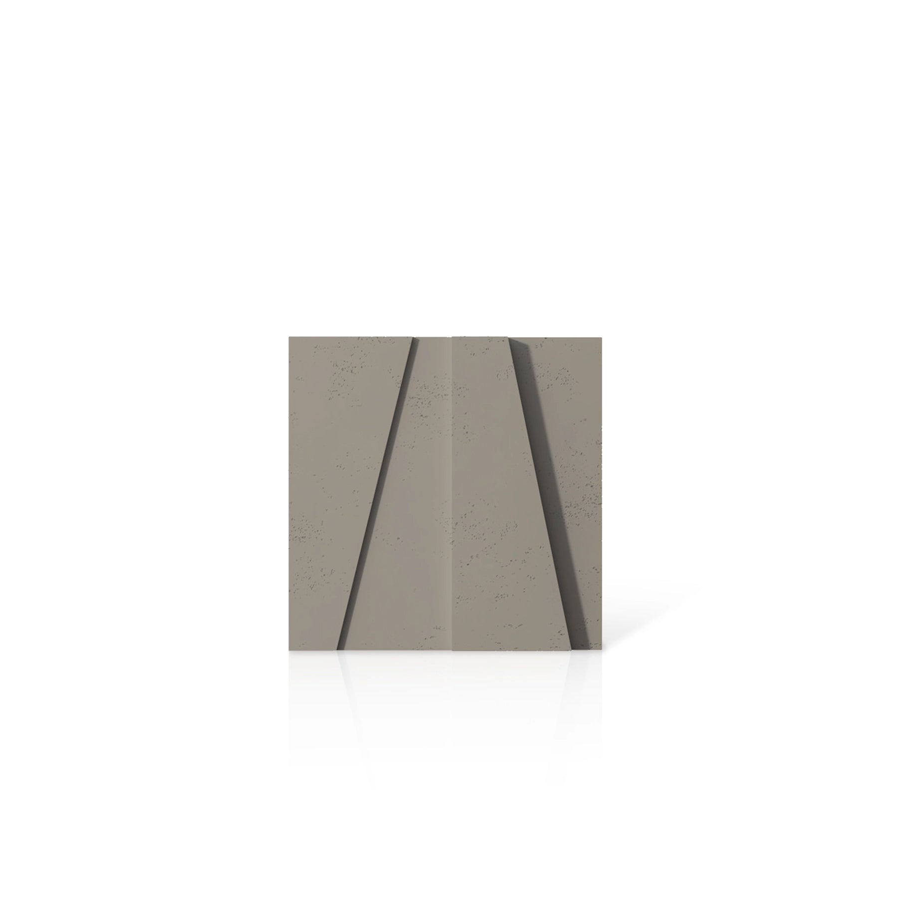 3D Concrete Wall Panels BOOKCASE colour swatch on white background DecorMania UK