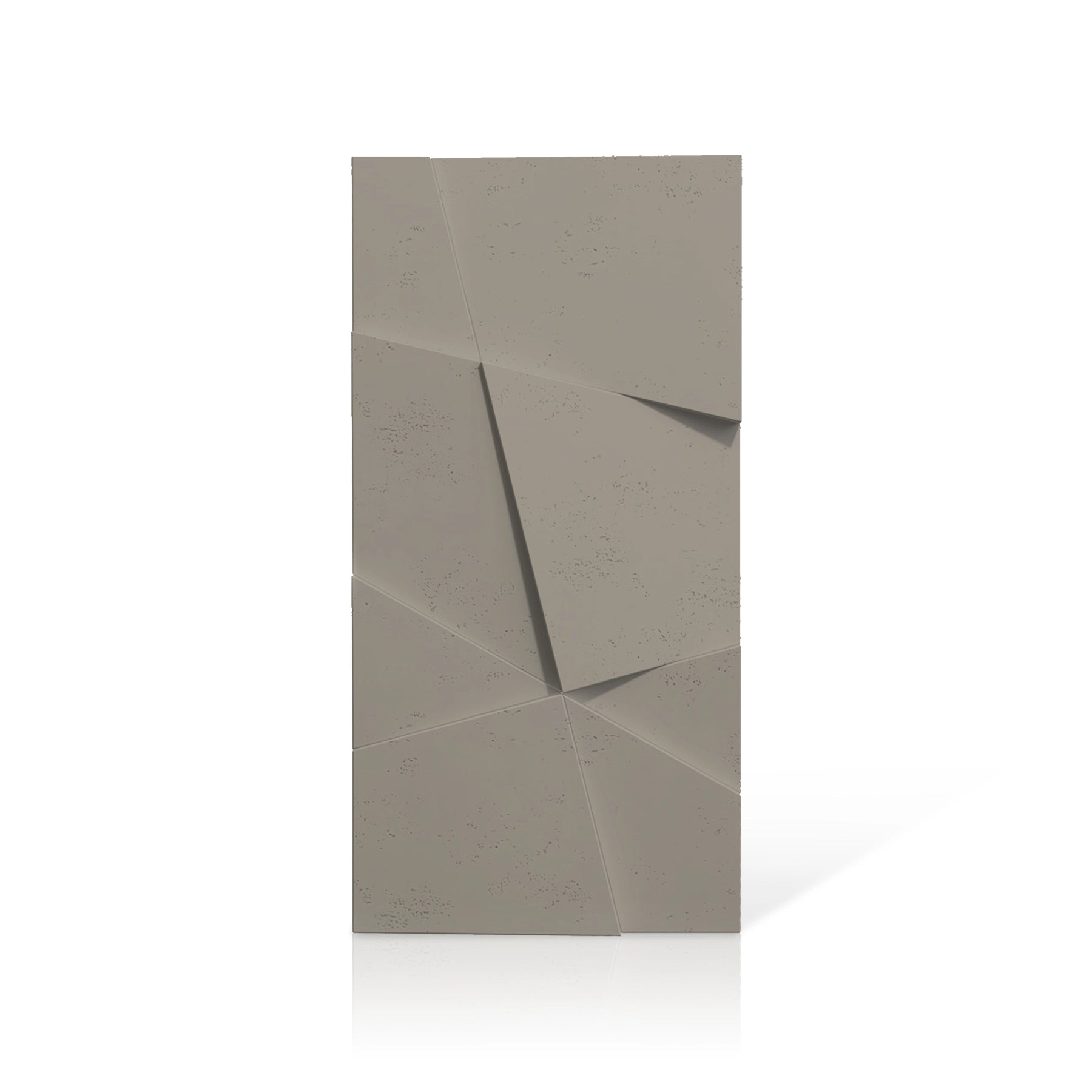 3D Concrete Wall Panels CRYSTAL colour swatch on white background DecorMania UK