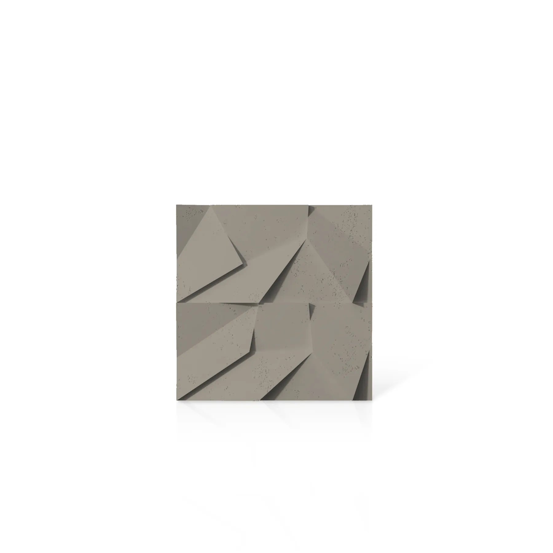 3D Concrete Wall Panels MULTICRYSTAL colour swatch on white background DecorMania UK