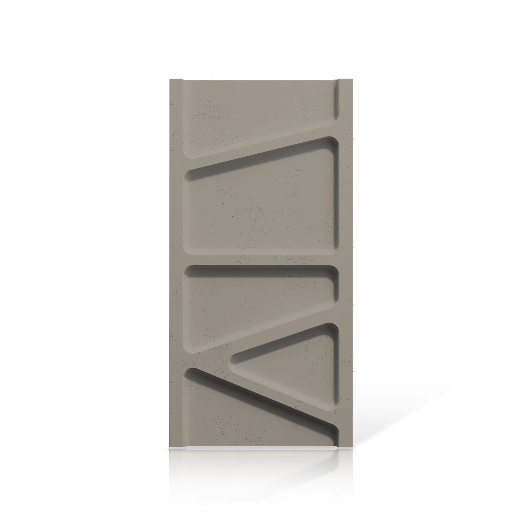 3D Concrete Wall Panels PARALELL colour swatch on white background DecorMania UK