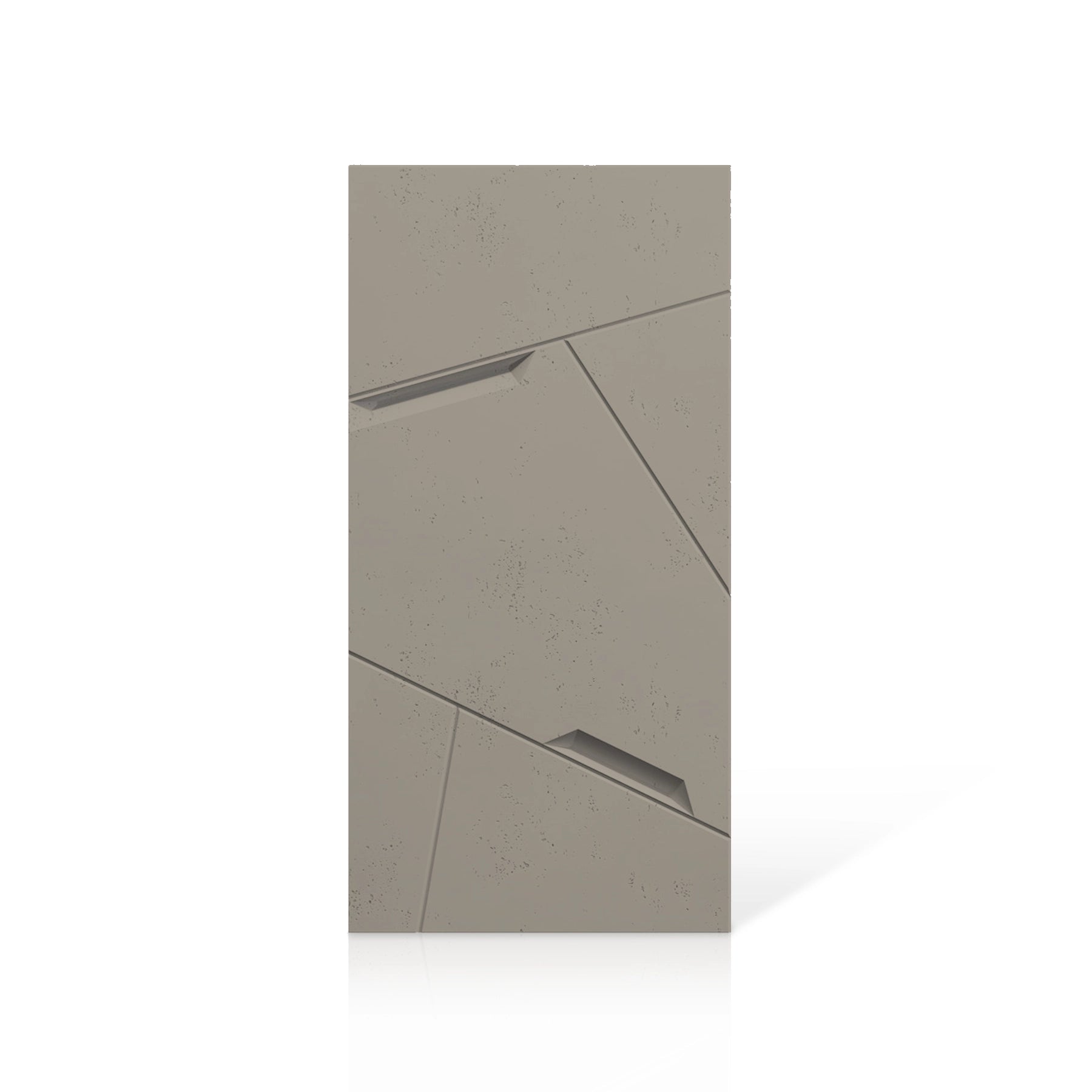 3D Concrete Wall Panels STOWAWAY colour swatch on white background DecorMania UK