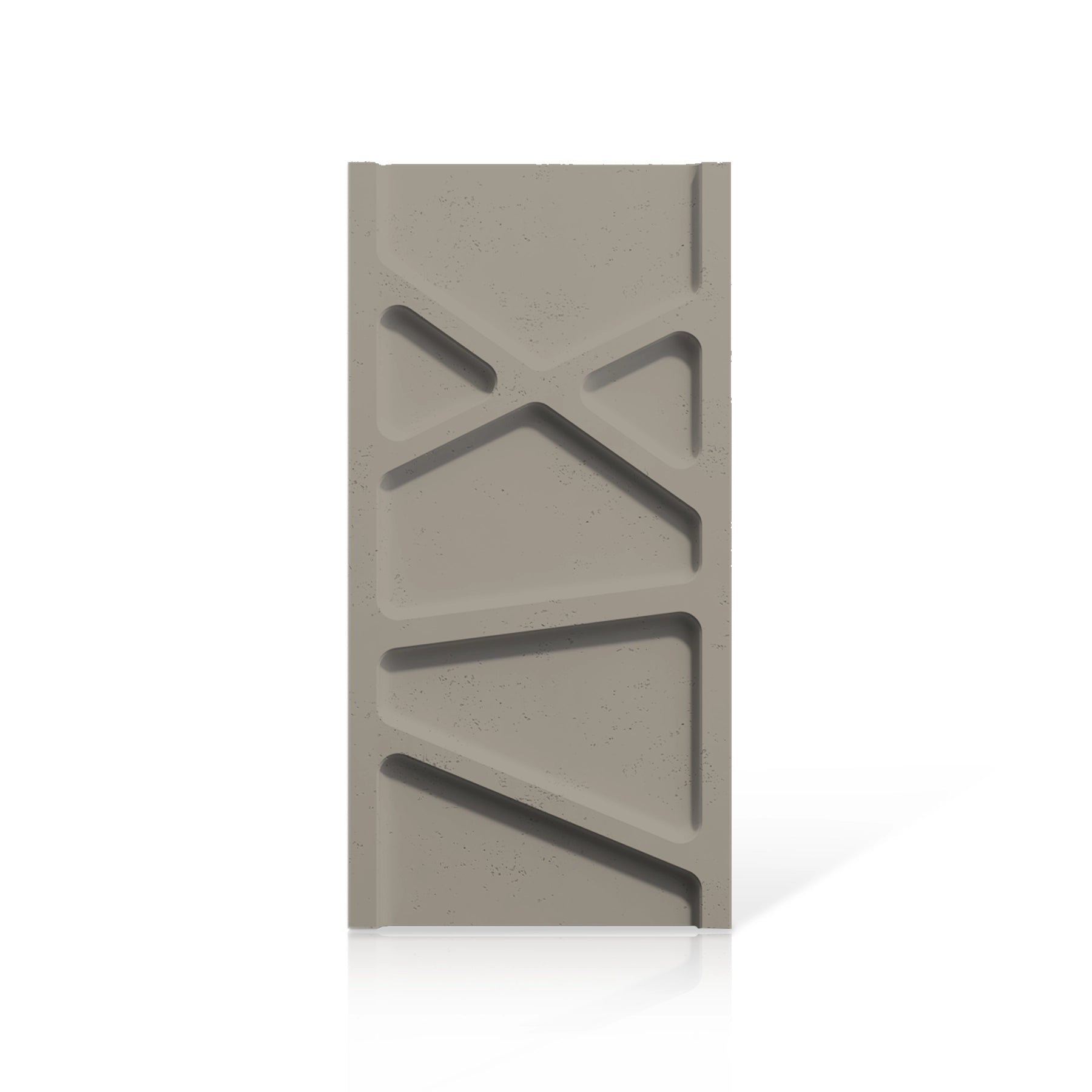 3D Concrete Wall Panels PARALELL colour swatch on white background DecorMania UK