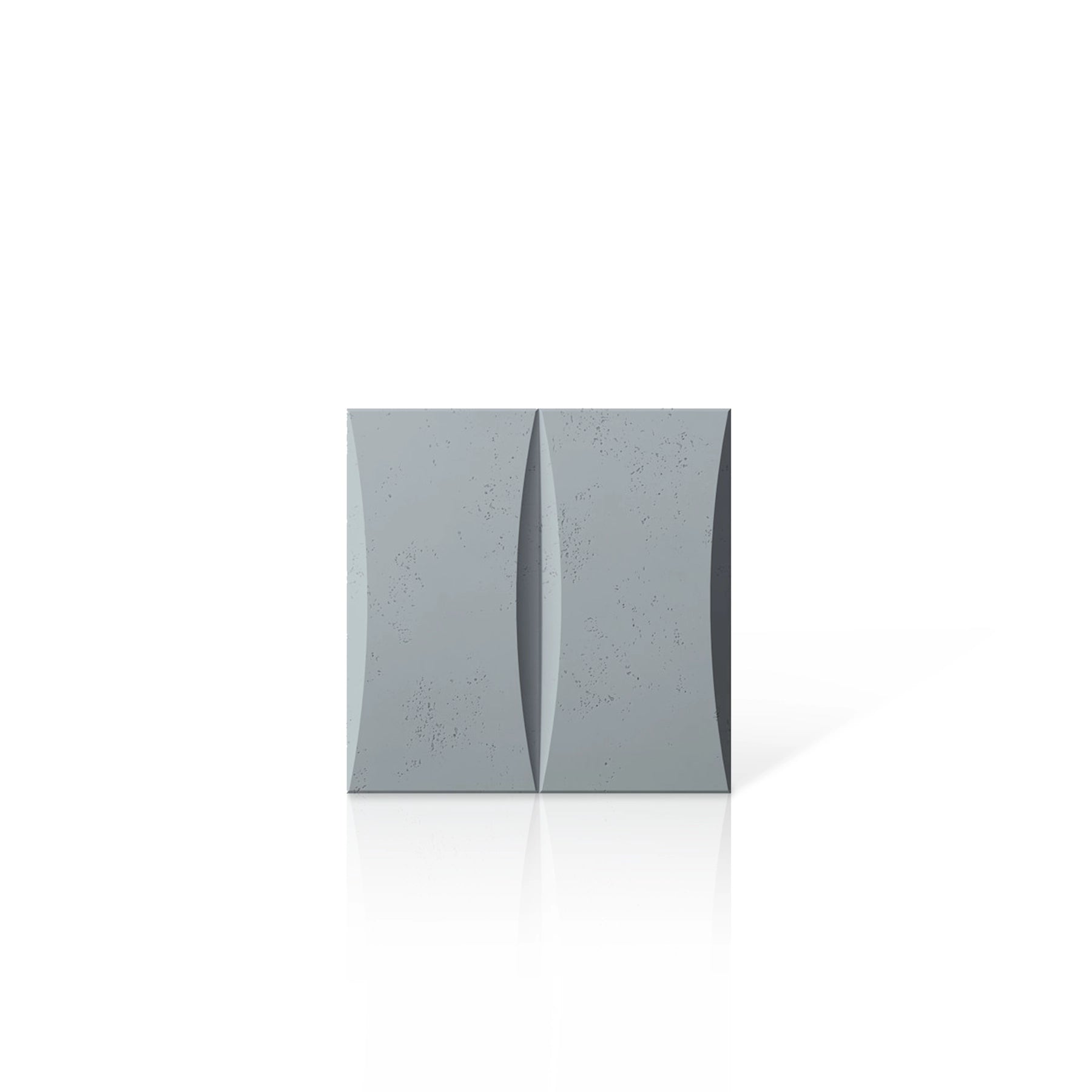3D Concrete Wall Panels BLOCK colour swatch on white background DecorMania UK