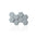 3D Concrete Wall Panels HEXAGON colour swatch on white background DecorMania UK