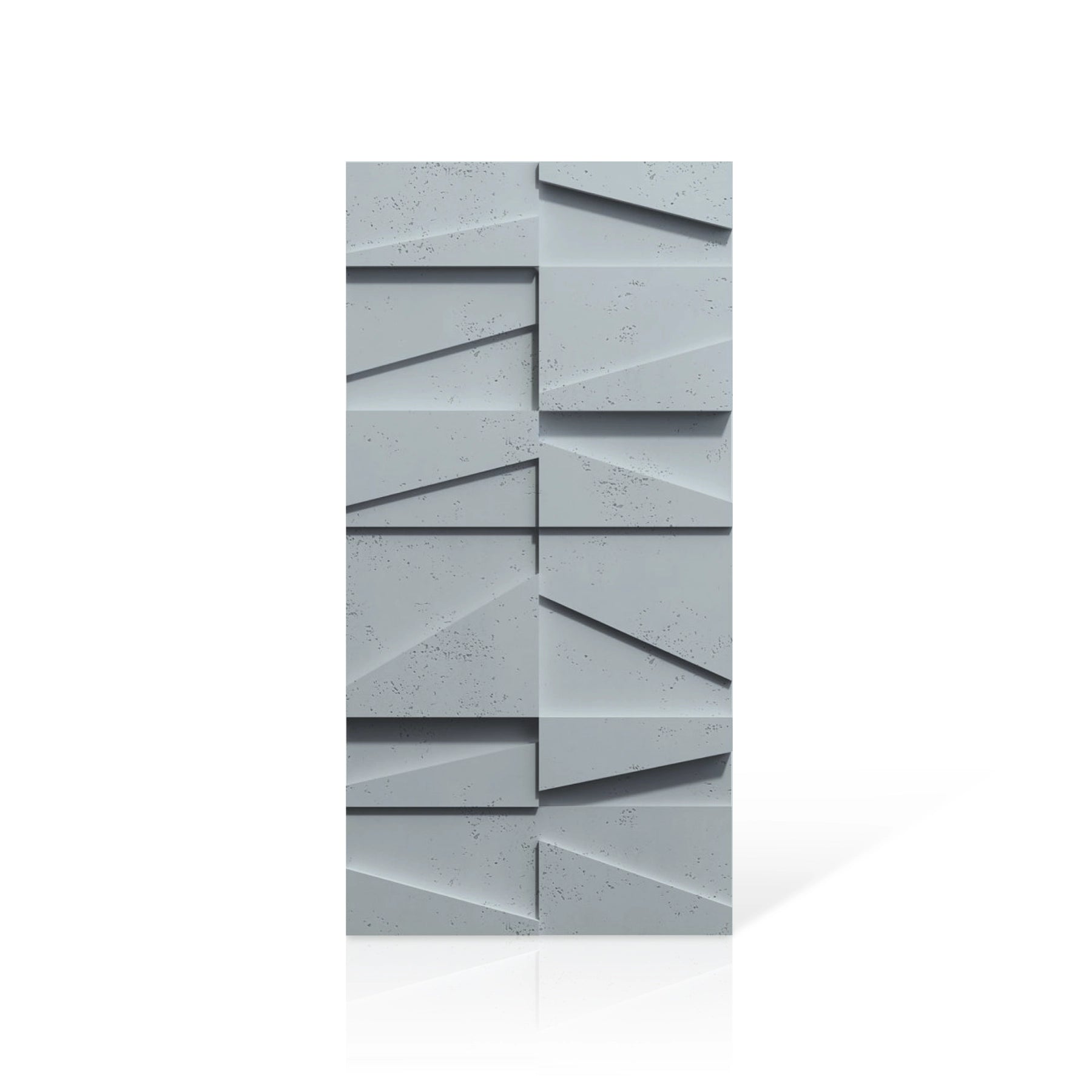 3D Concrete Wall Panels MULTI BOOKCASE colour swatch on white background DecorMania UK