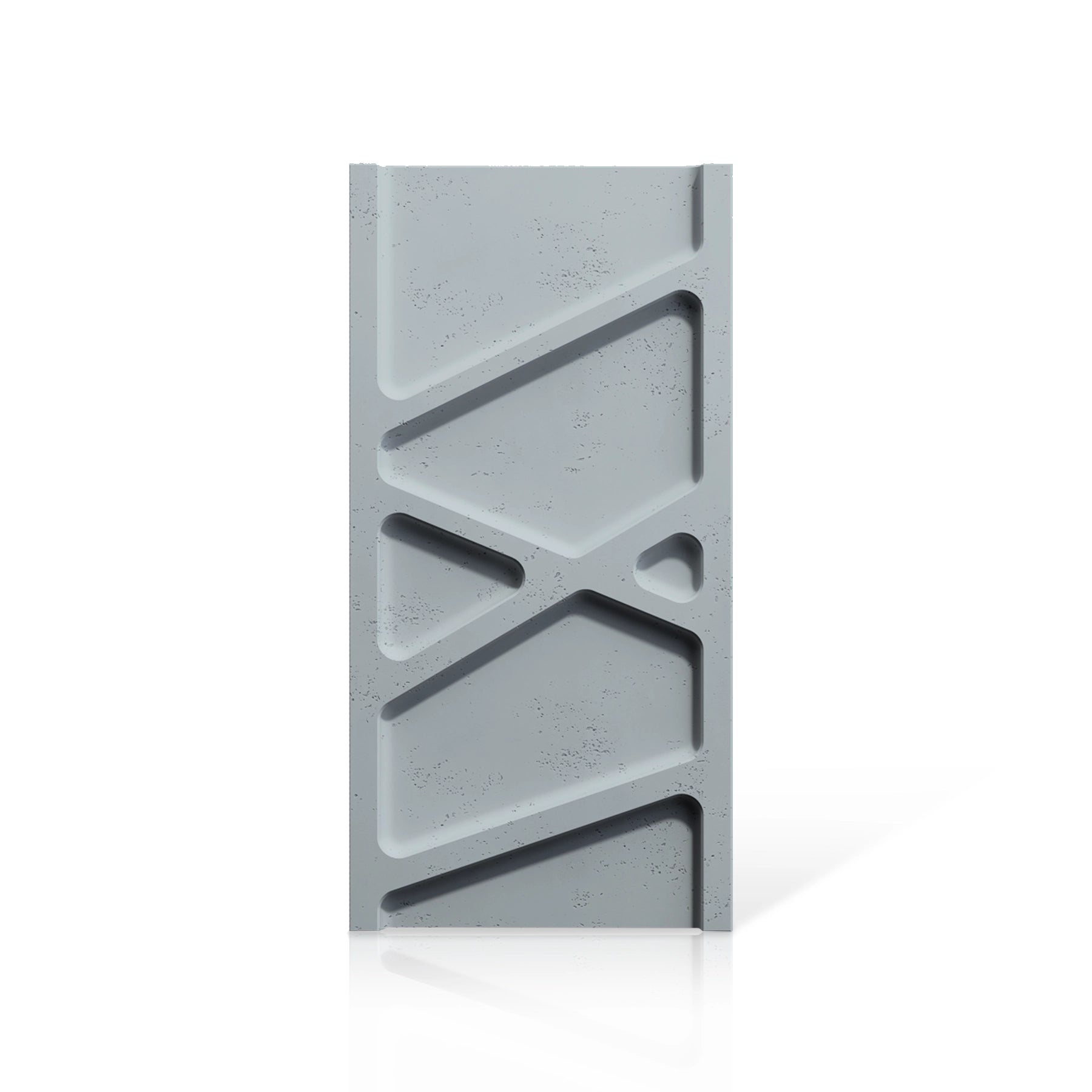 3D Concrete Wall Panels PARALELL colour swatch on white background DecorMania UK