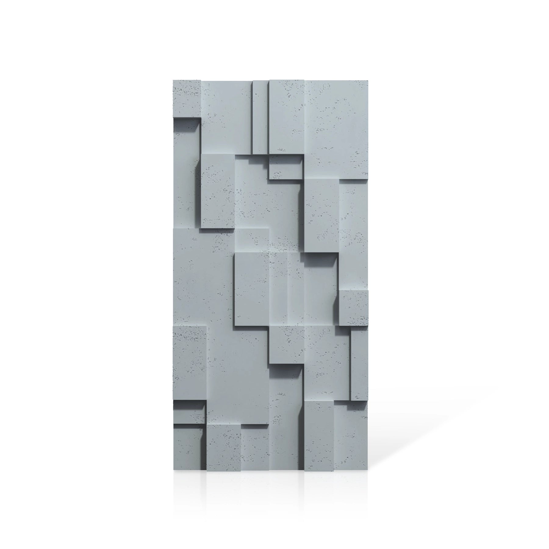 3D Concrete Wall Panels STAIRS colour swatch on white background DecorMania UK