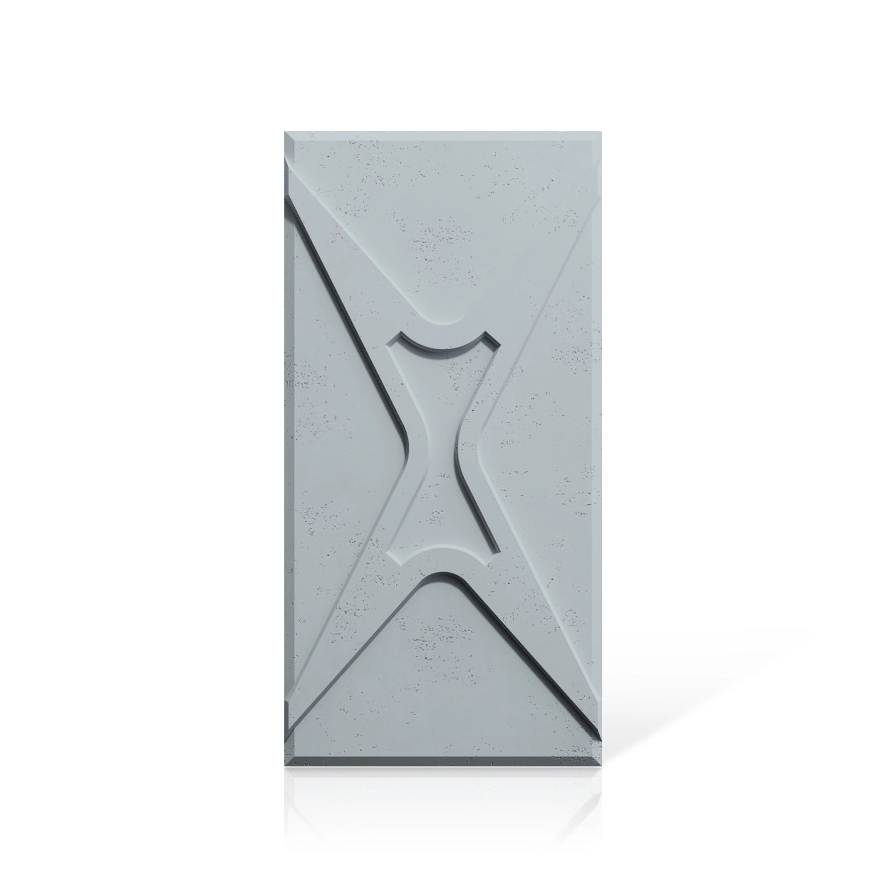 3D Concrete Wall Panels STARS colour swatch on white background DecorMania UK