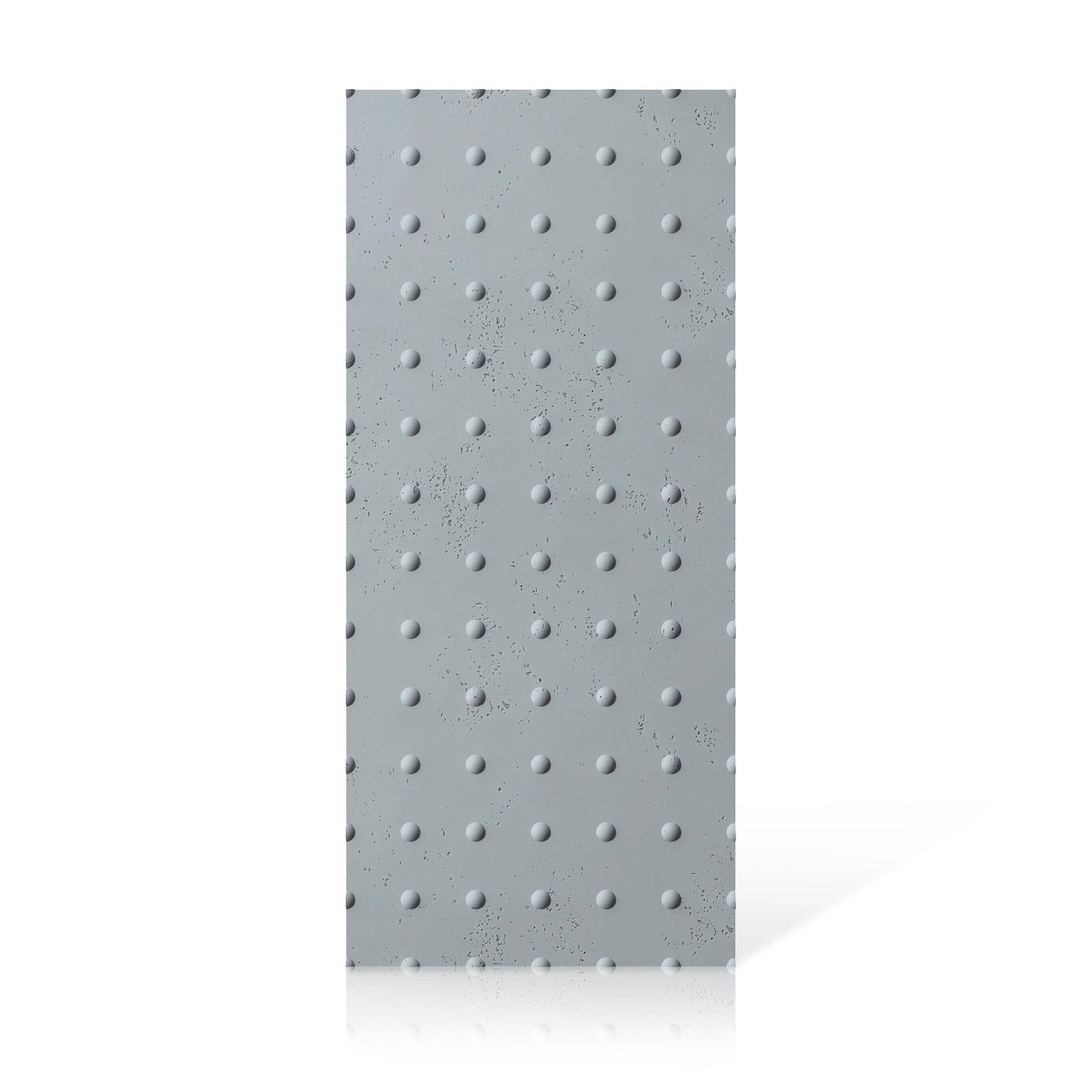 3D Concrete Wall Panels STEEL DOTS colour swatch on white background DecorMania UK
