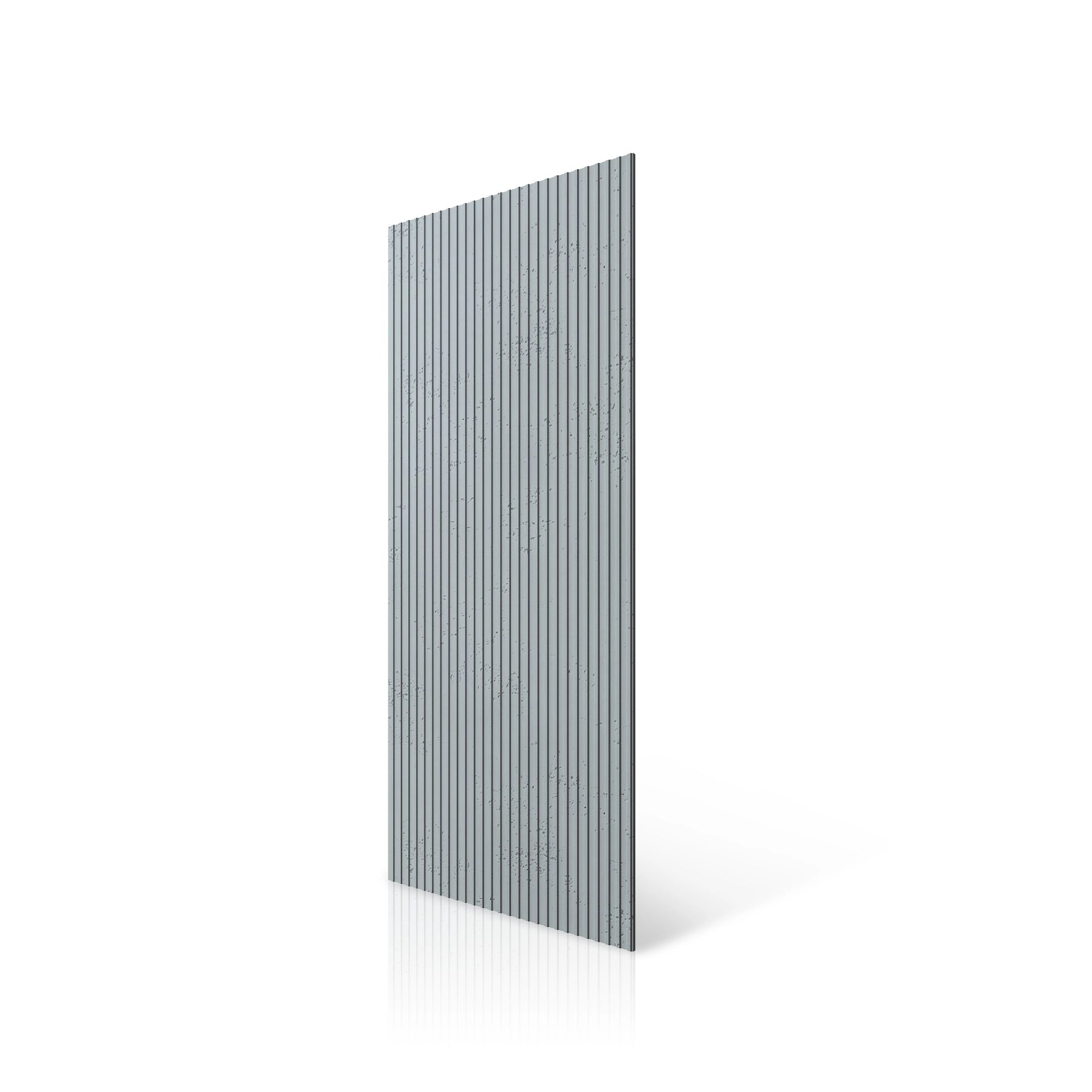 3D Concrete Wall Panels GROOVE colour swatch on white background DecorMania UK