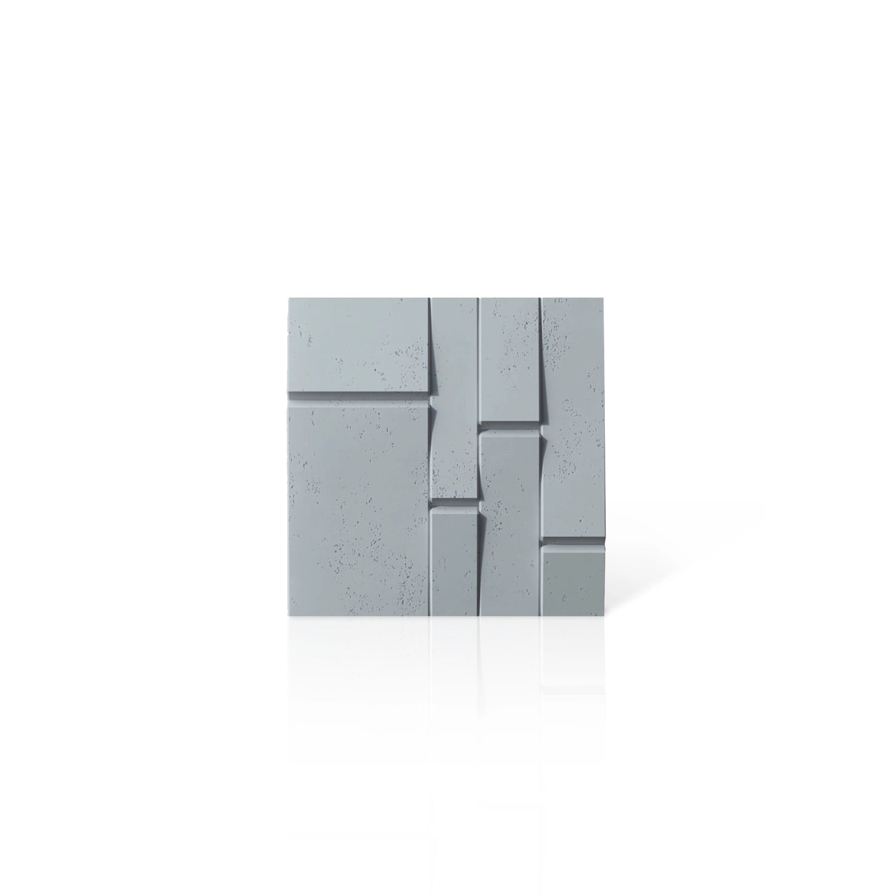 3D Concrete Wall Panels BREAK OUT colour swatch on white background DecorMania UK